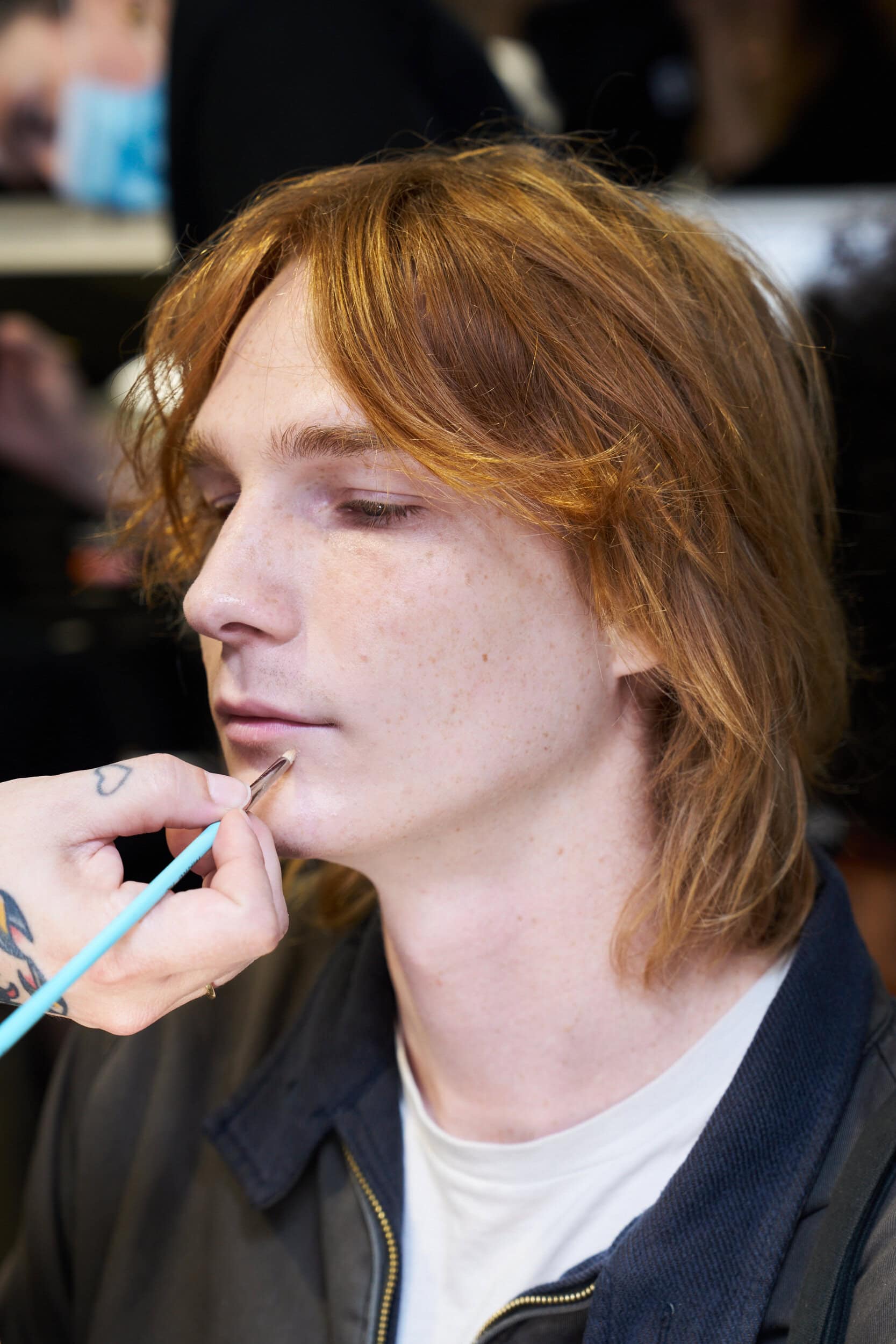 Feng Chen Wang Spring 2025 Men's Fashion Show Backstage | The Impression