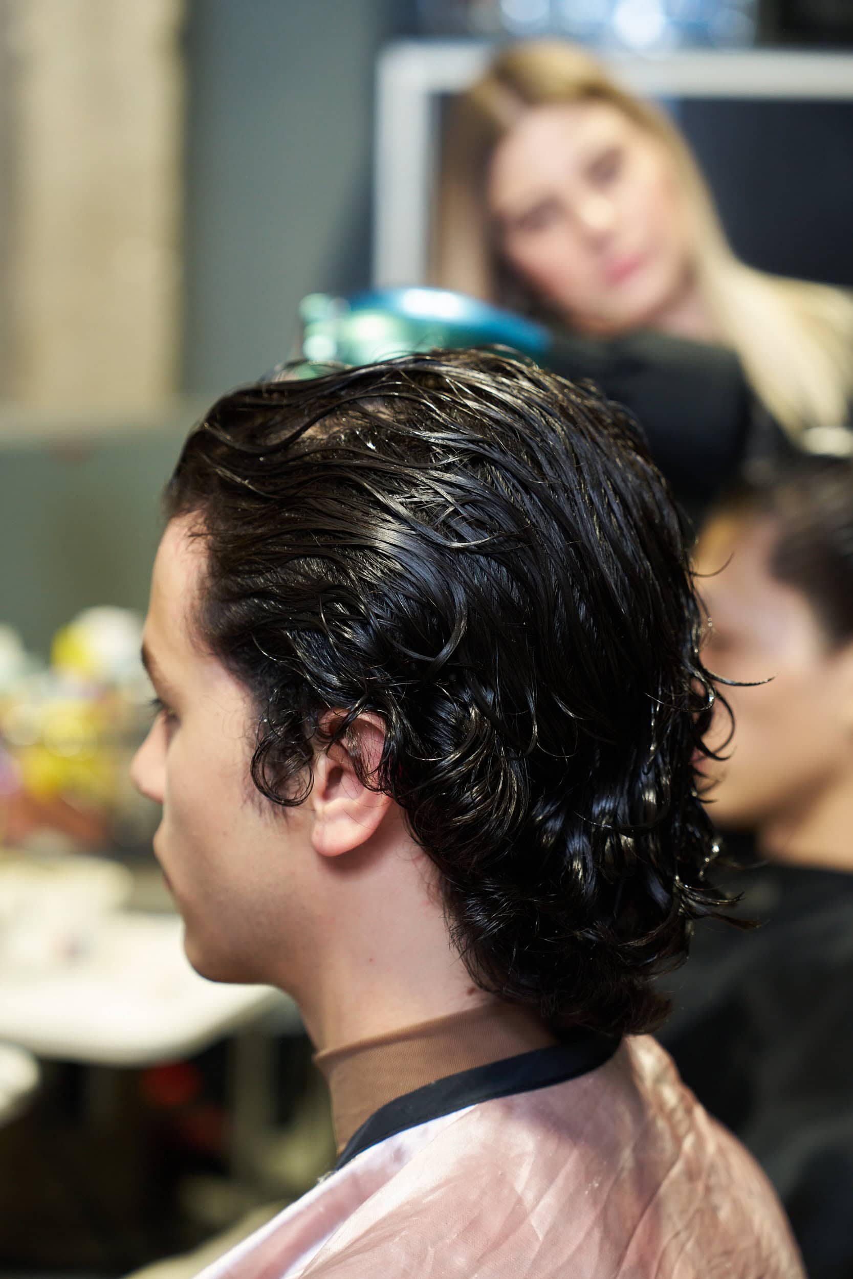 Feng Chen Wang  Spring 2025 Men's Fashion Show Backstage