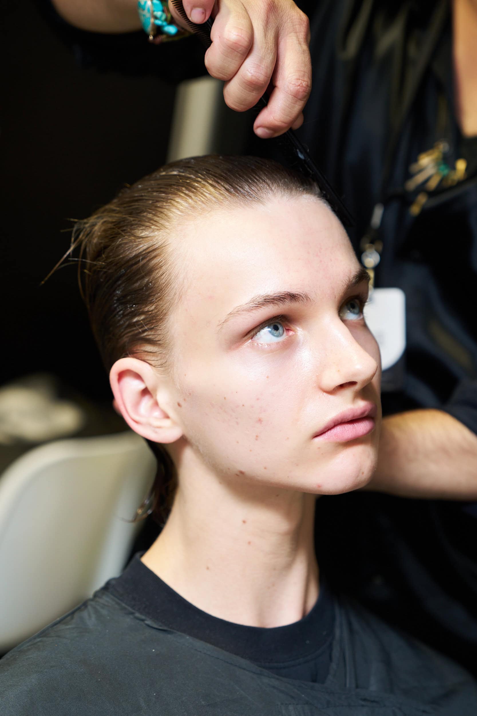 Feng Chen Wang  Spring 2025 Men's Fashion Show Backstage