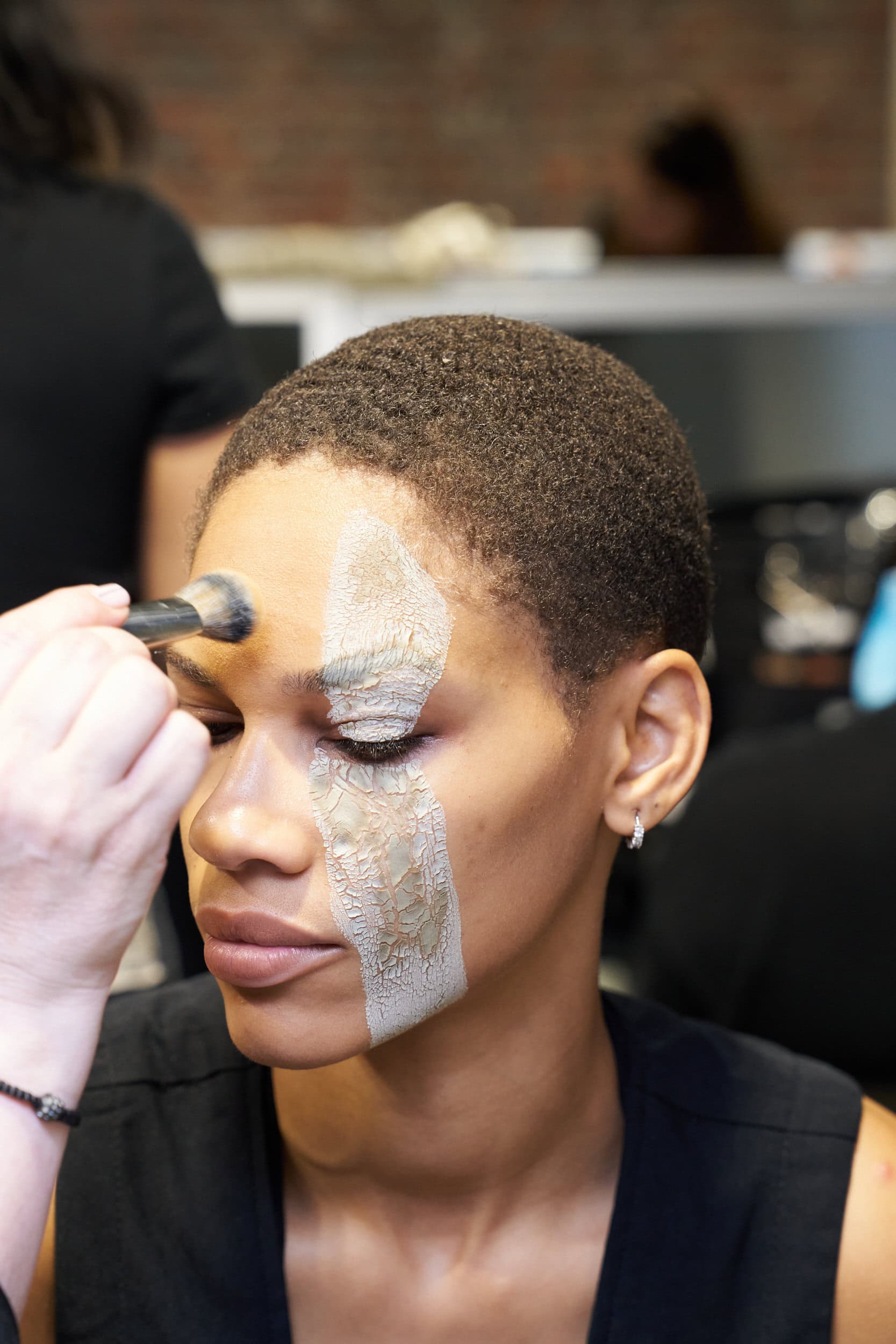 Feng Chen Wang  Spring 2025 Men's Fashion Show Backstage