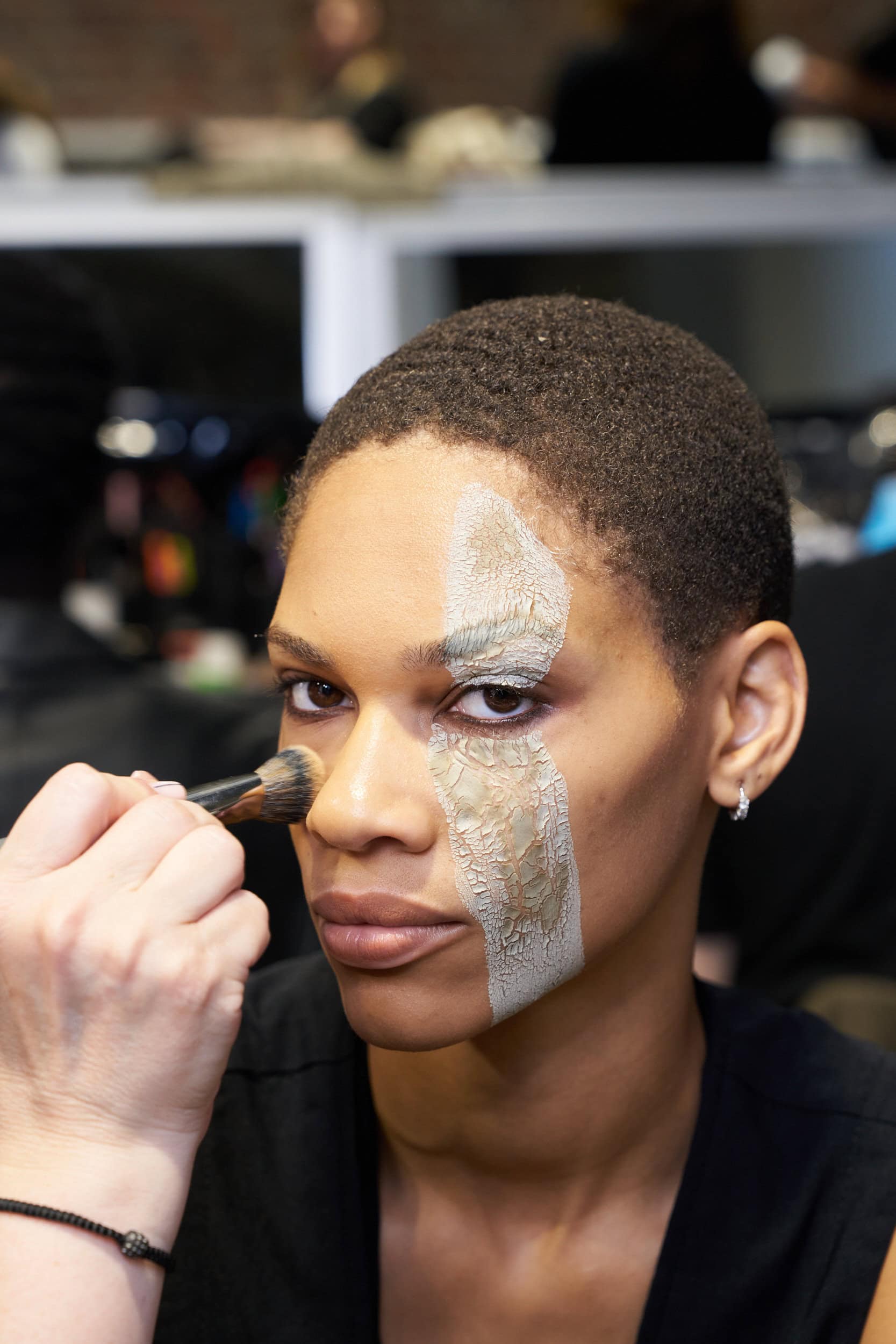 Feng Chen Wang  Spring 2025 Men's Fashion Show Backstage