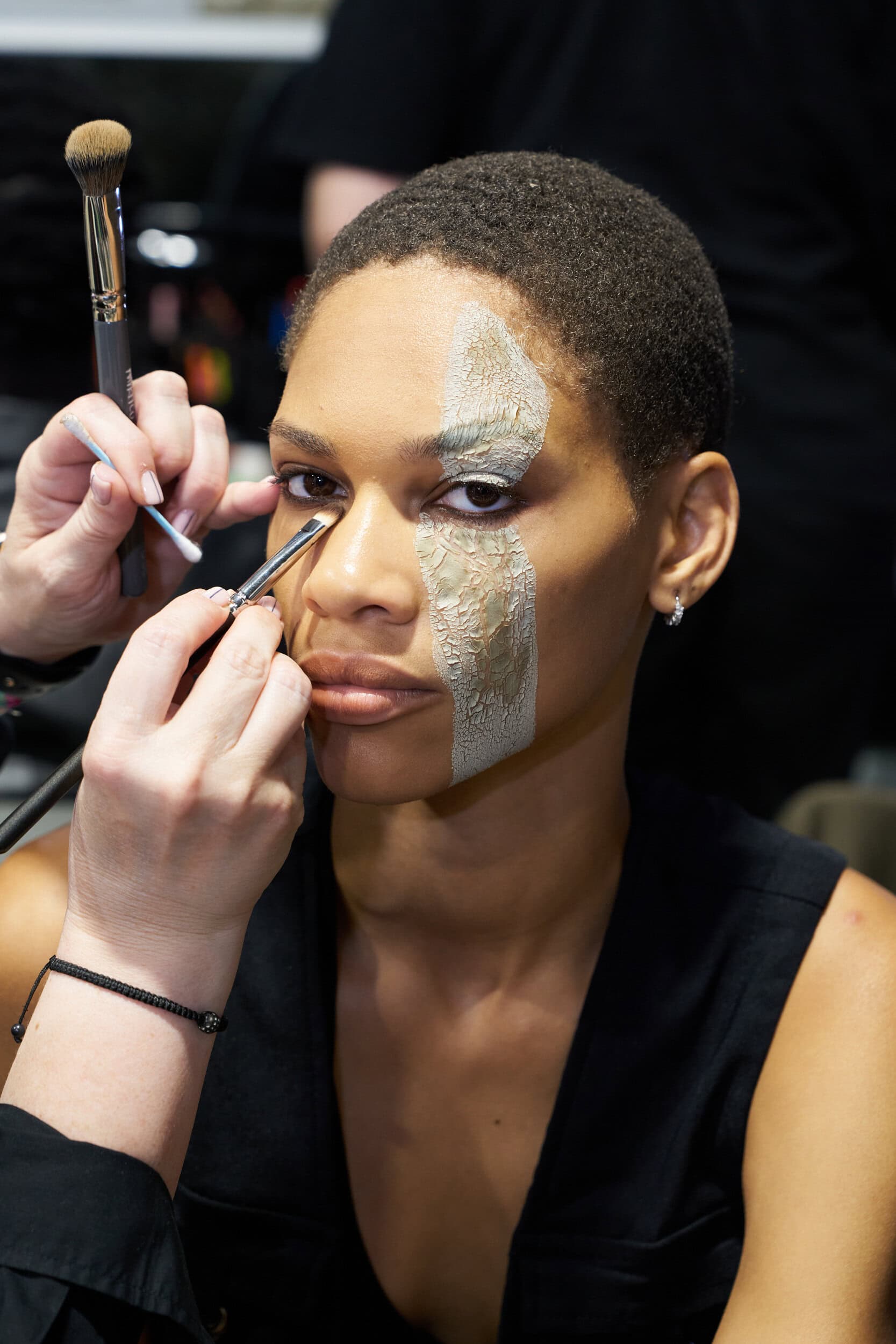 Feng Chen Wang  Spring 2025 Men's Fashion Show Backstage