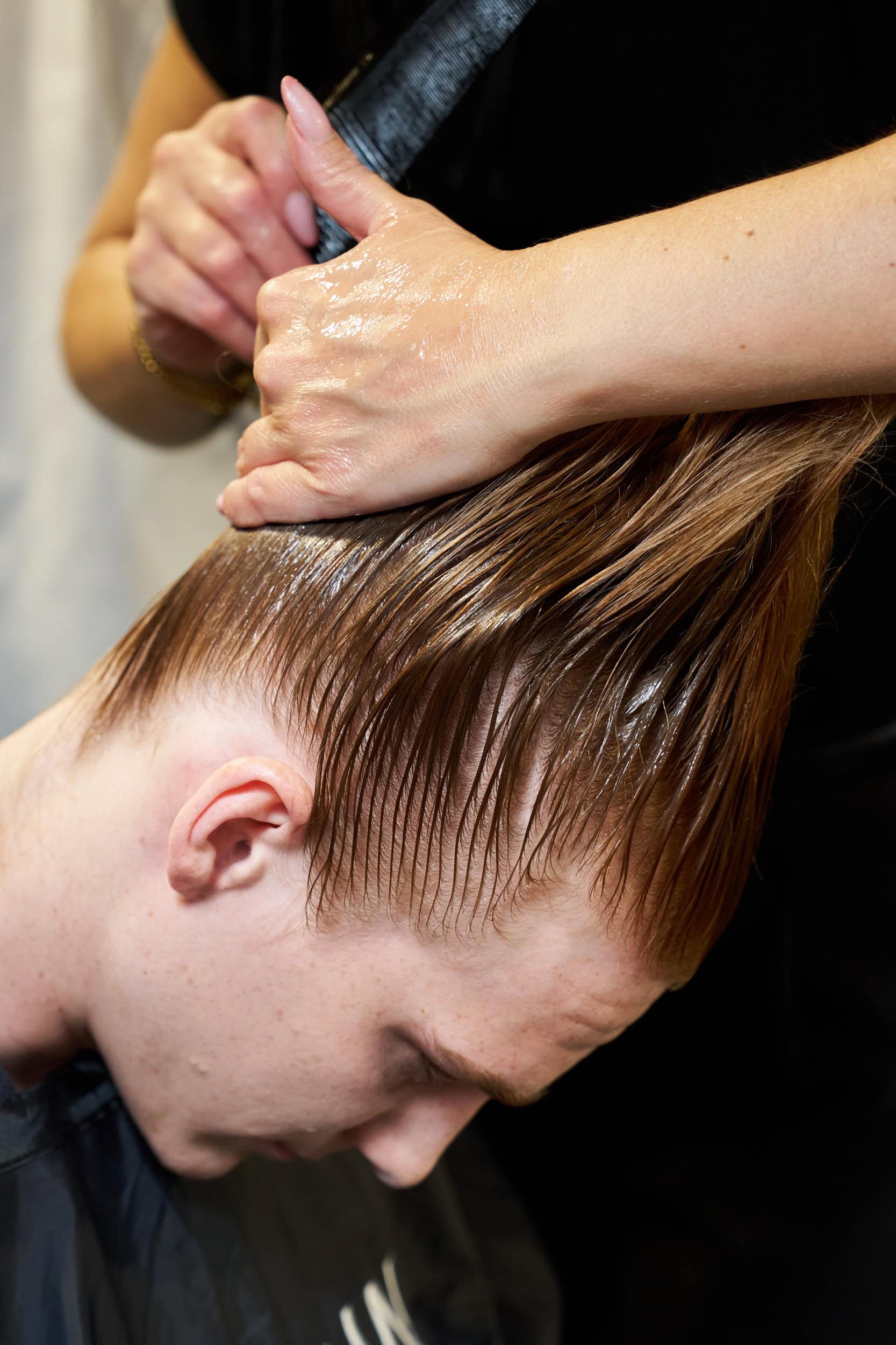 Feng Chen Wang  Spring 2025 Men's Fashion Show Backstage