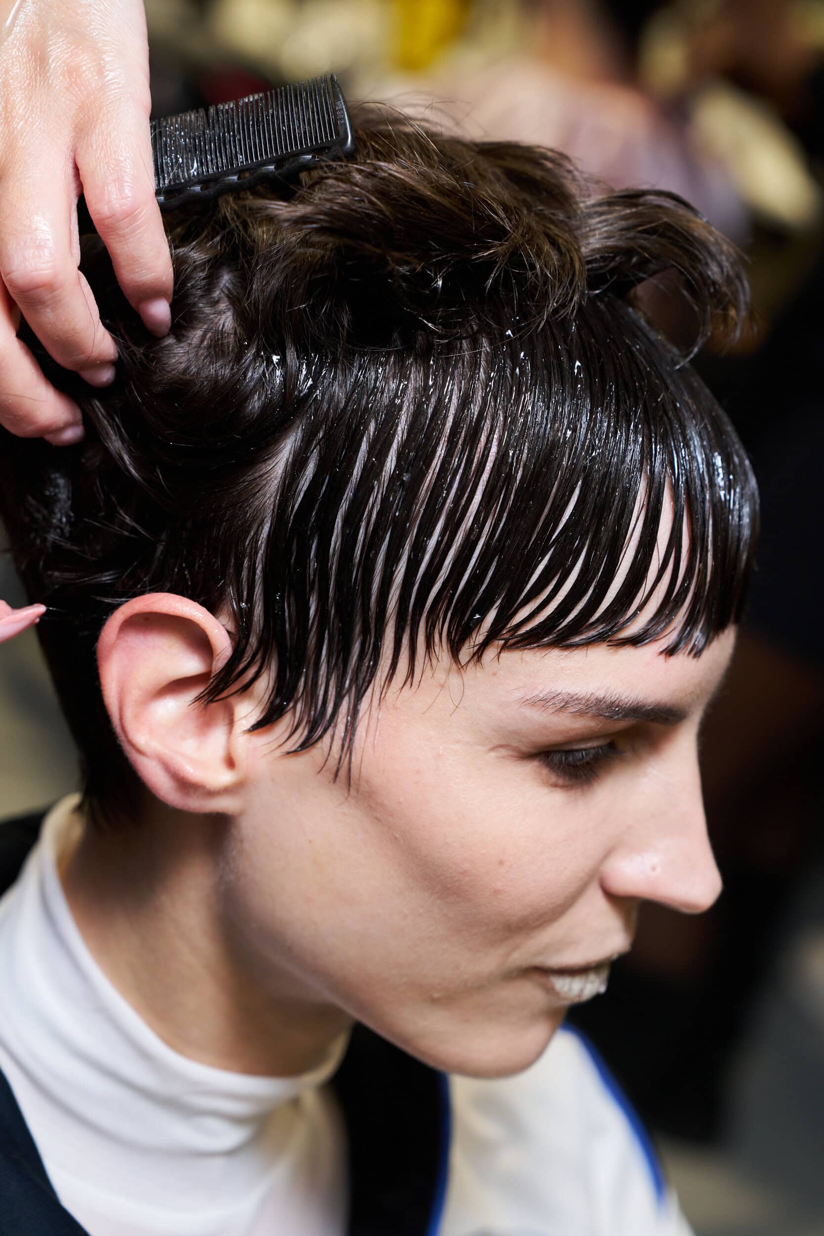 Feng Chen Wang  Spring 2025 Men's Fashion Show Backstage