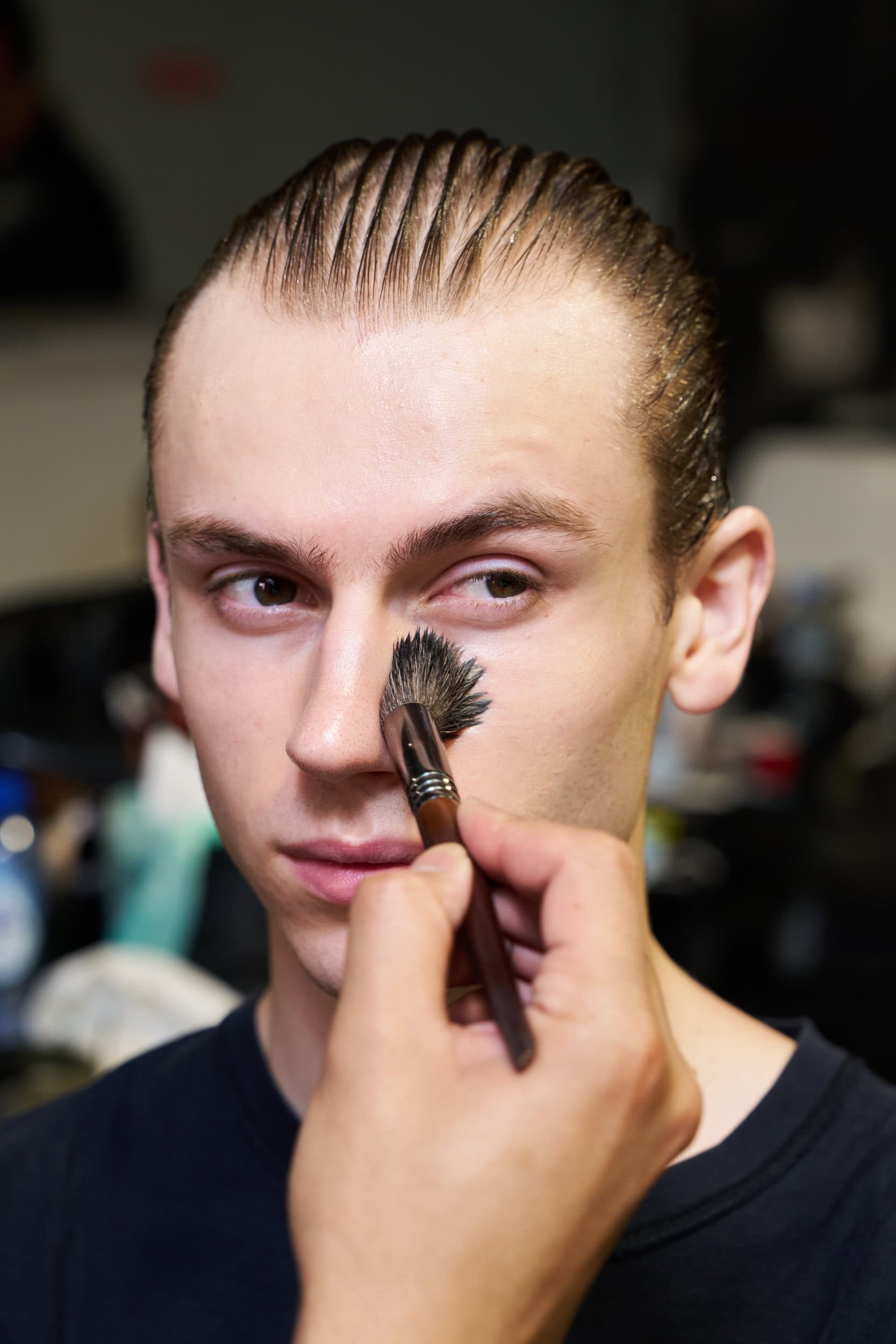 Feng Chen Wang  Spring 2025 Men's Fashion Show Backstage