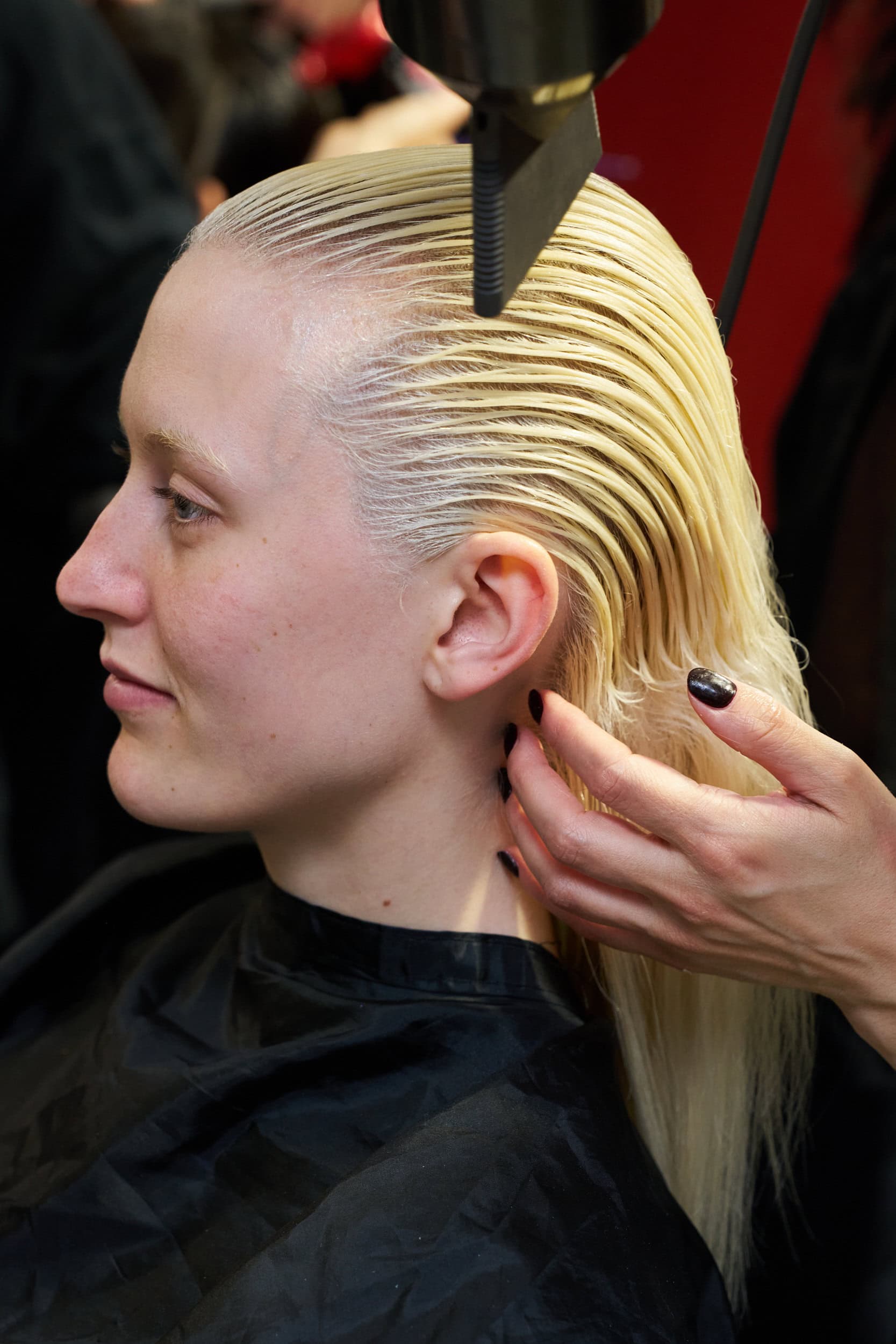 Feng Chen Wang  Spring 2025 Men's Fashion Show Backstage