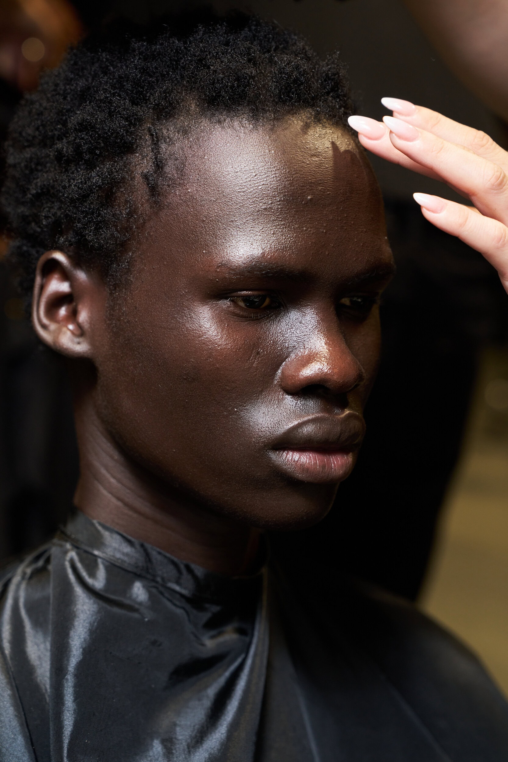 Feng Chen Wang  Spring 2025 Men's Fashion Show Backstage