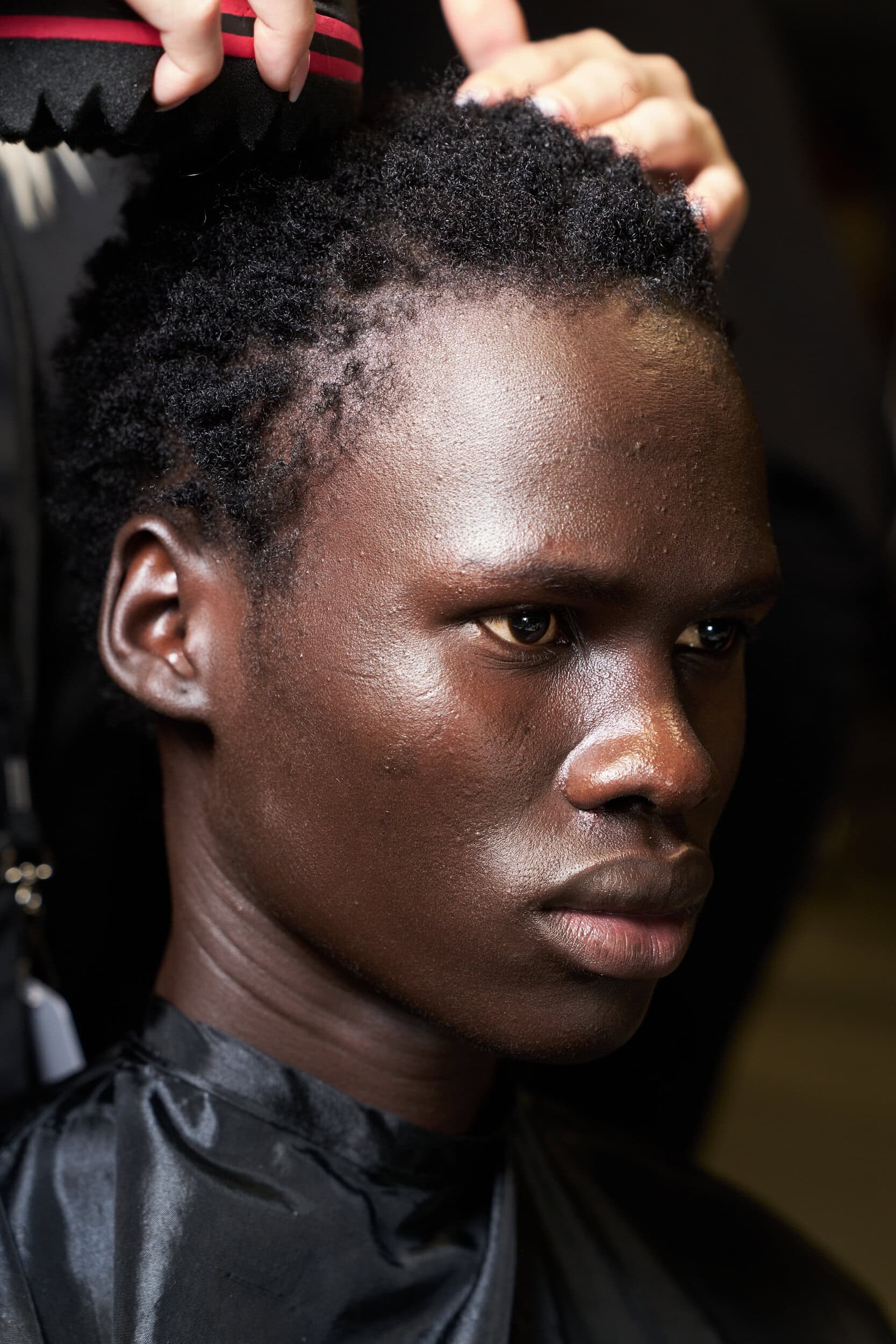 Feng Chen Wang  Spring 2025 Men's Fashion Show Backstage