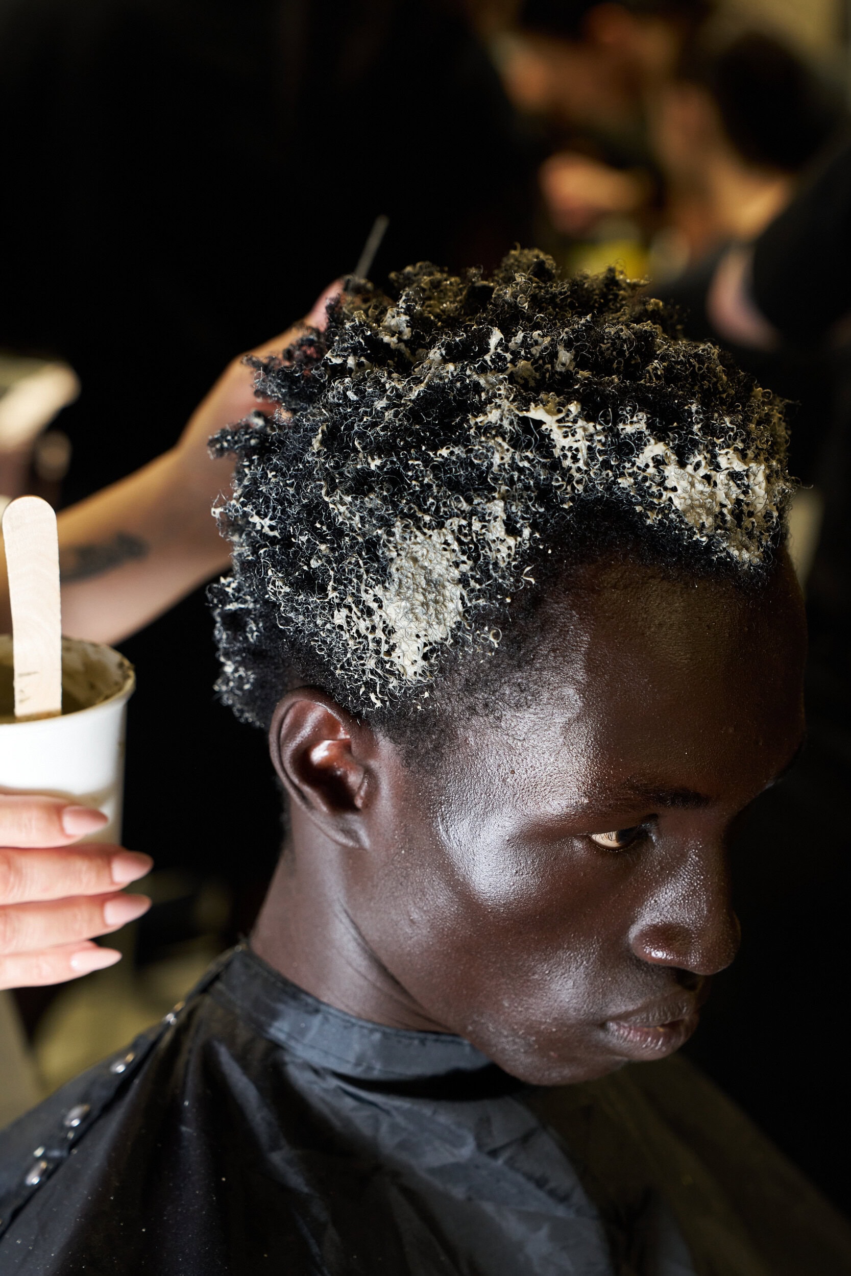 Feng Chen Wang  Spring 2025 Men's Fashion Show Backstage