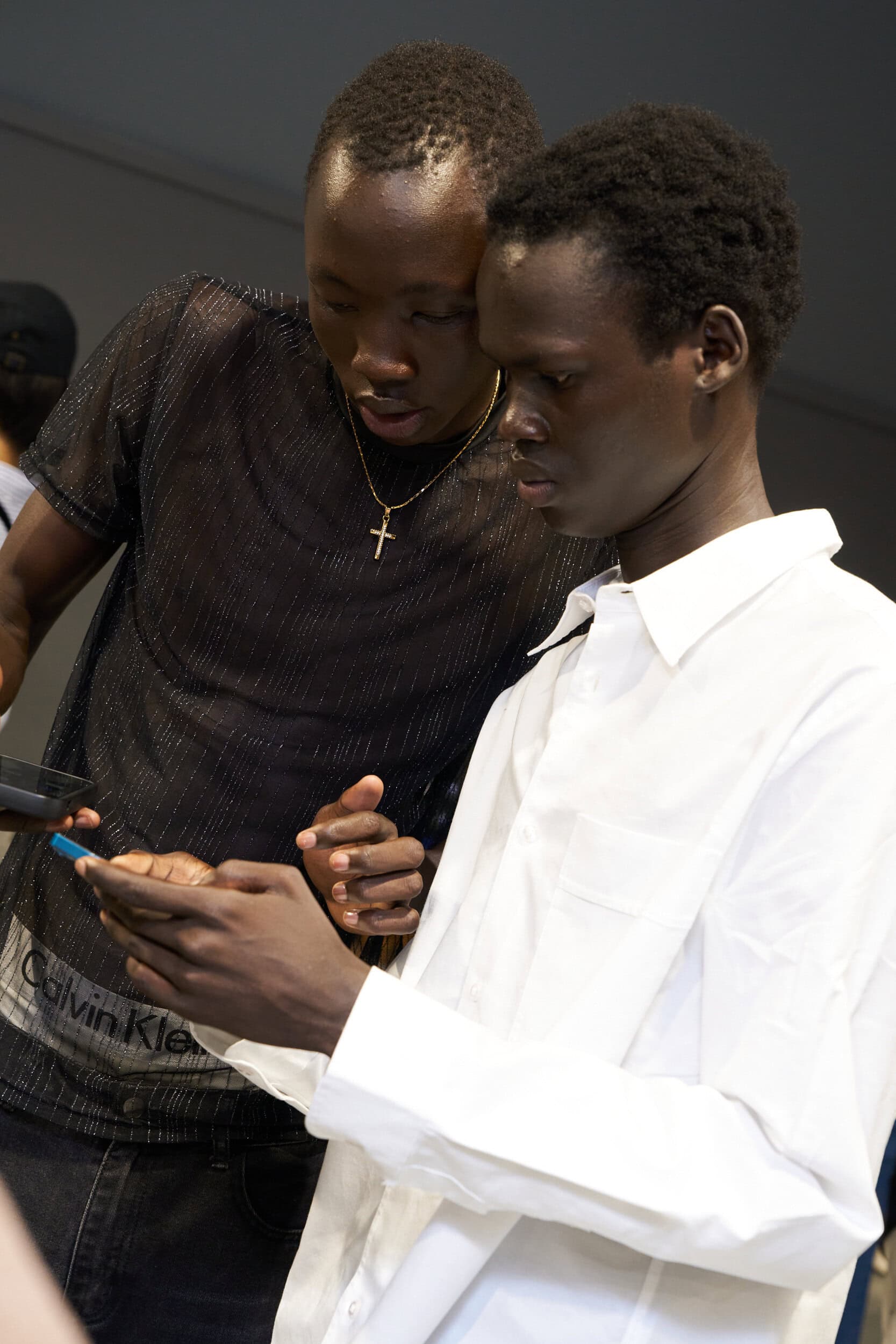 Feng Chen Wang  Spring 2025 Men's Fashion Show Backstage