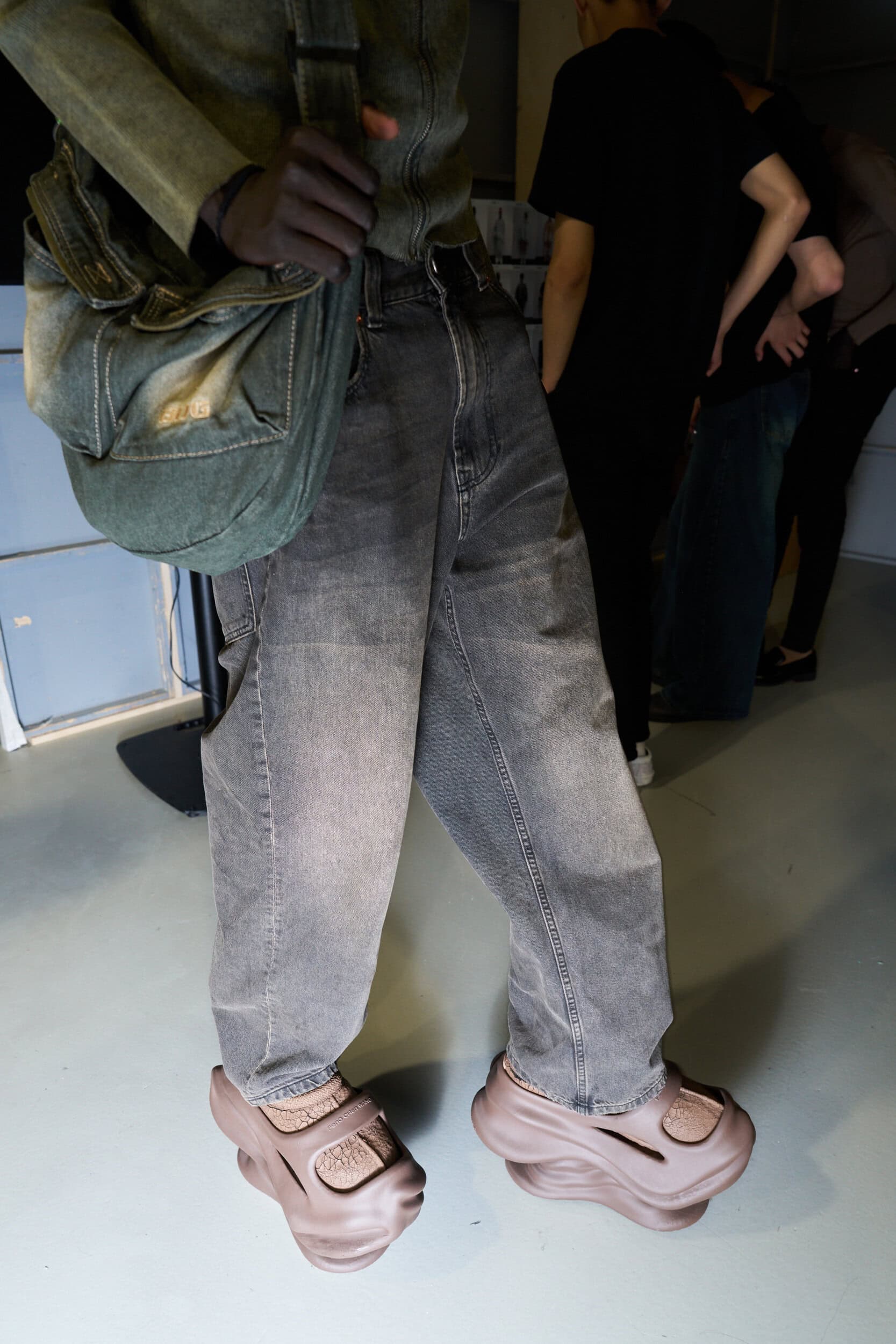 Feng Chen Wang  Spring 2025 Men's Fashion Show Backstage