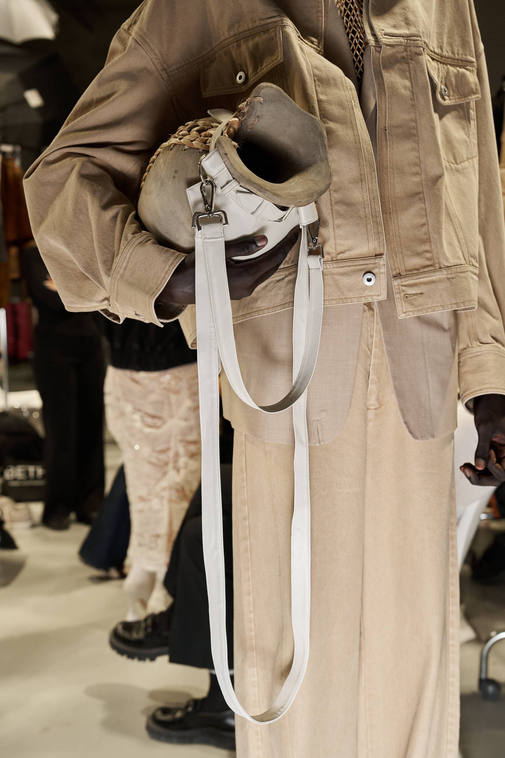 Feng Chen Wang  Spring 2025 Men's Fashion Show Backstage