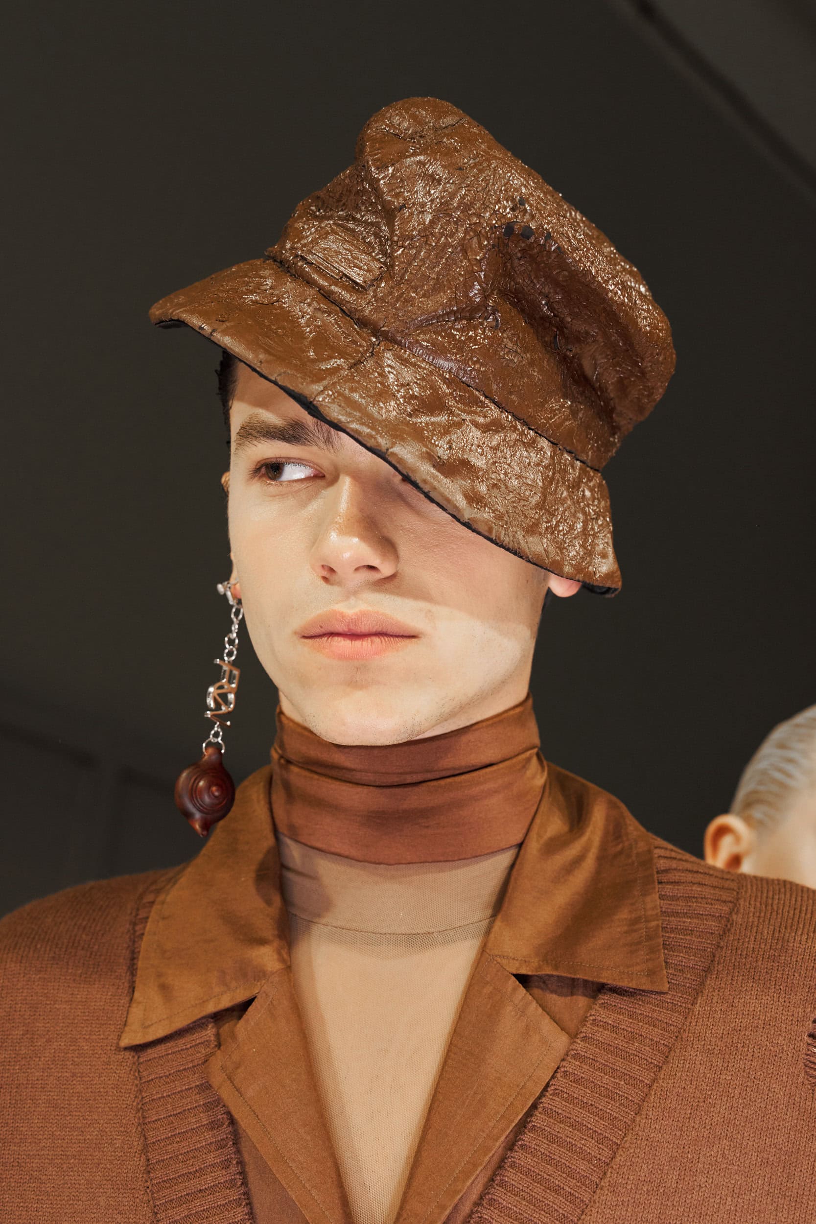 Feng Chen Wang  Spring 2025 Men's Fashion Show Backstage