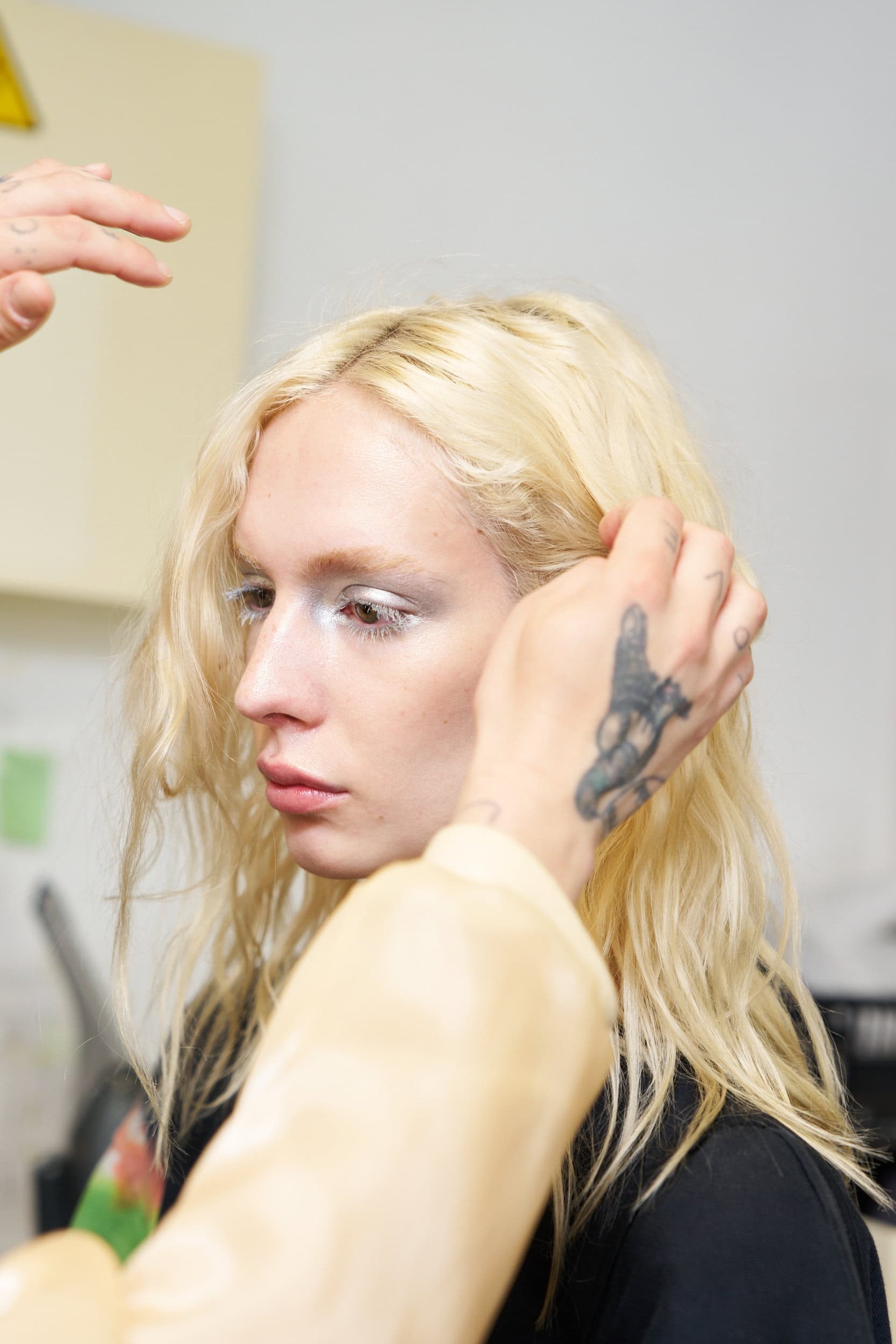 Jeanne Friot  Spring 2025 Men's Fashion Show Backstage