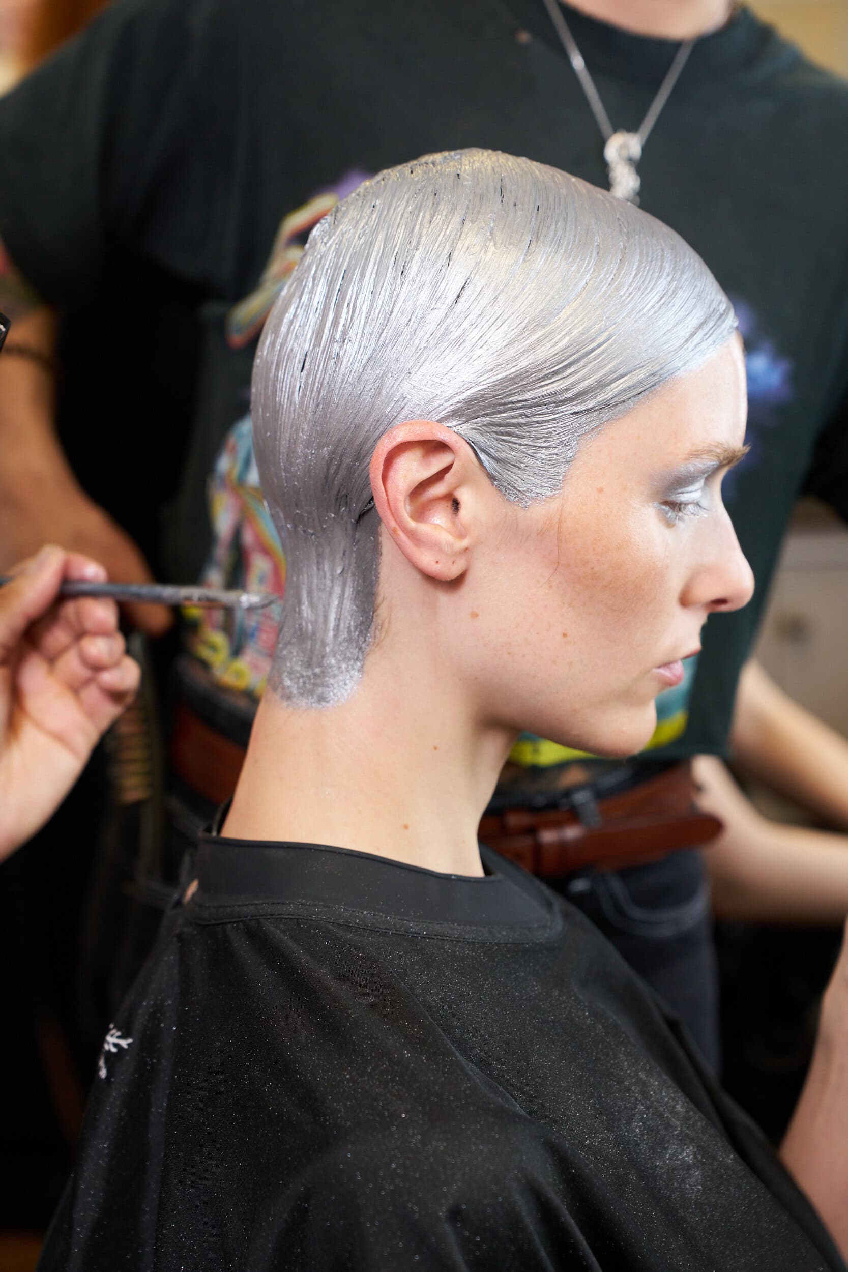 Jeanne Friot  Spring 2025 Men's Fashion Show Backstage