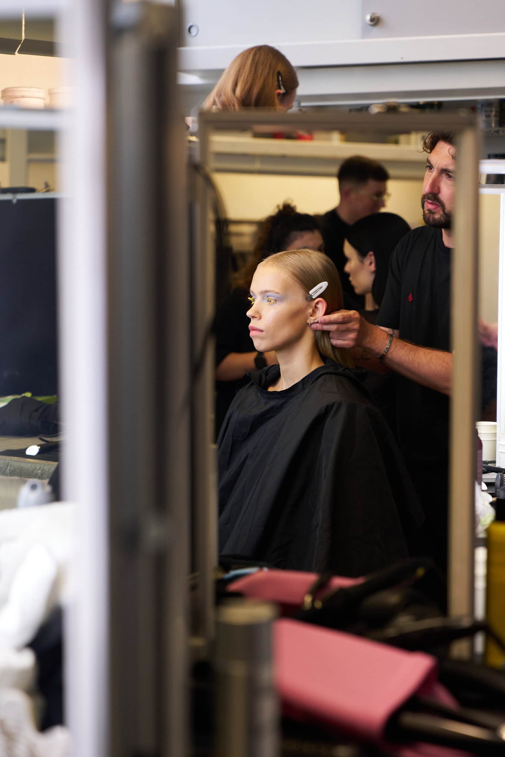 Jeanne Friot  Spring 2025 Men's Fashion Show Backstage