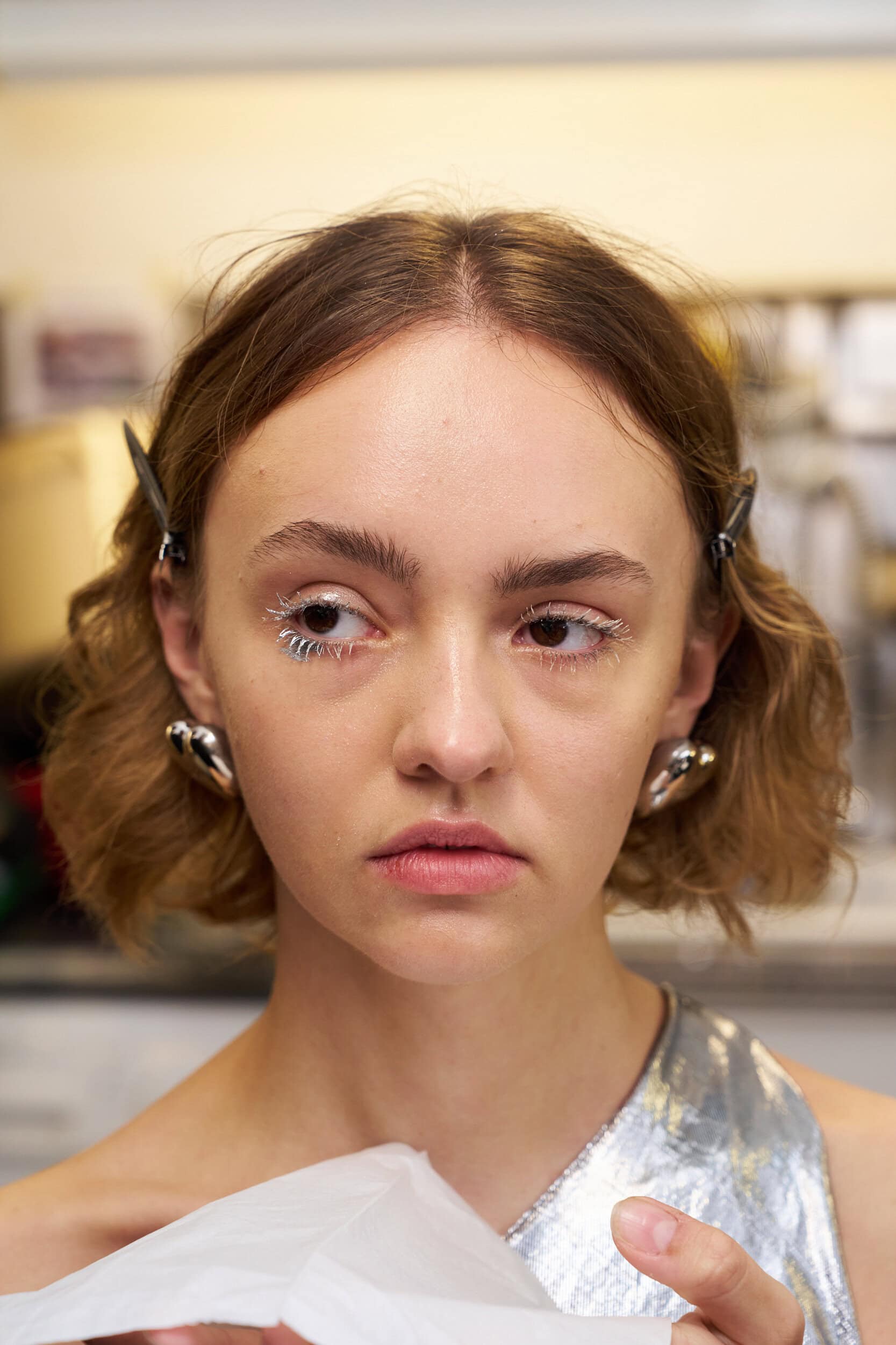 Jeanne Friot  Spring 2025 Men's Fashion Show Backstage