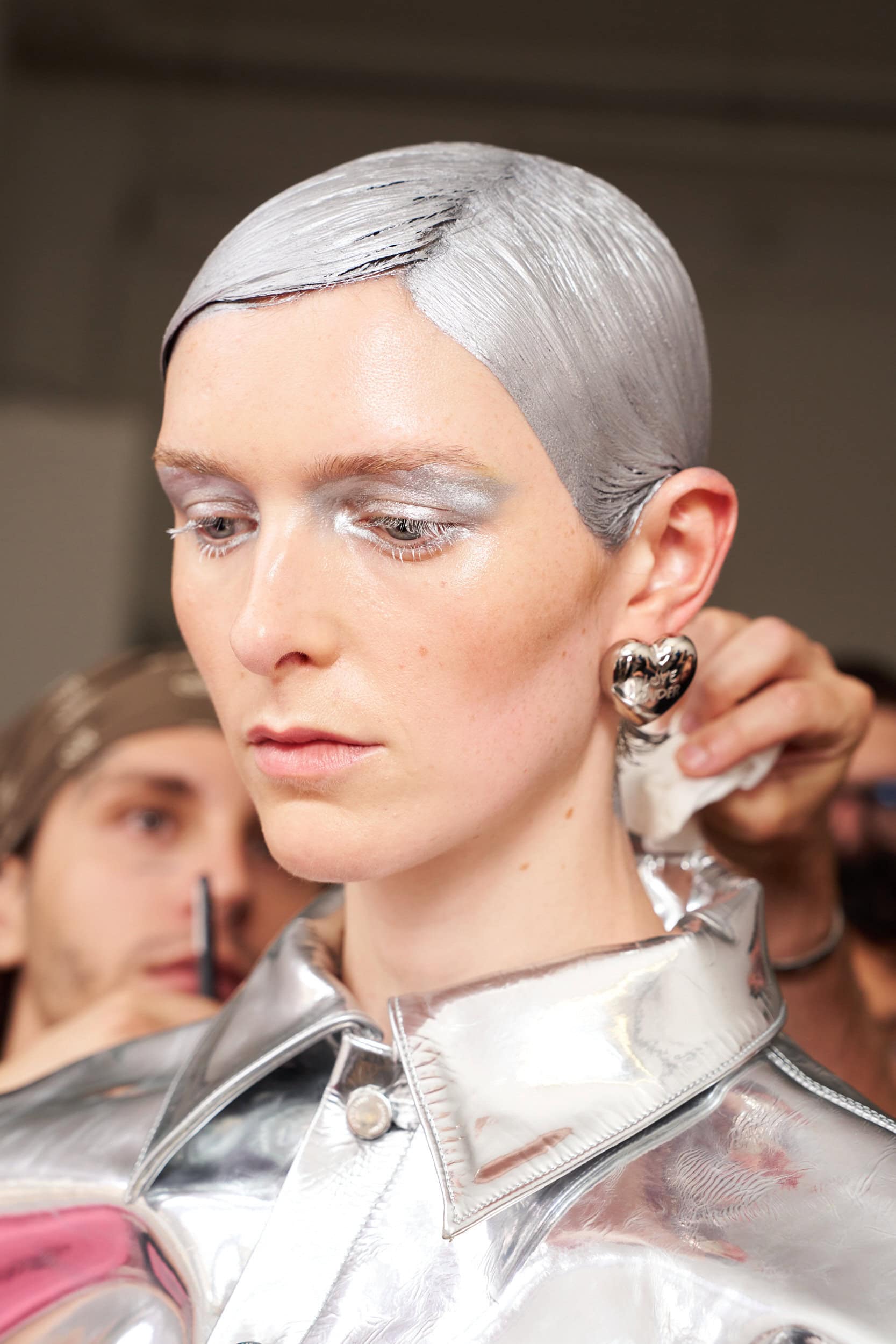 Jeanne Friot  Spring 2025 Men's Fashion Show Backstage