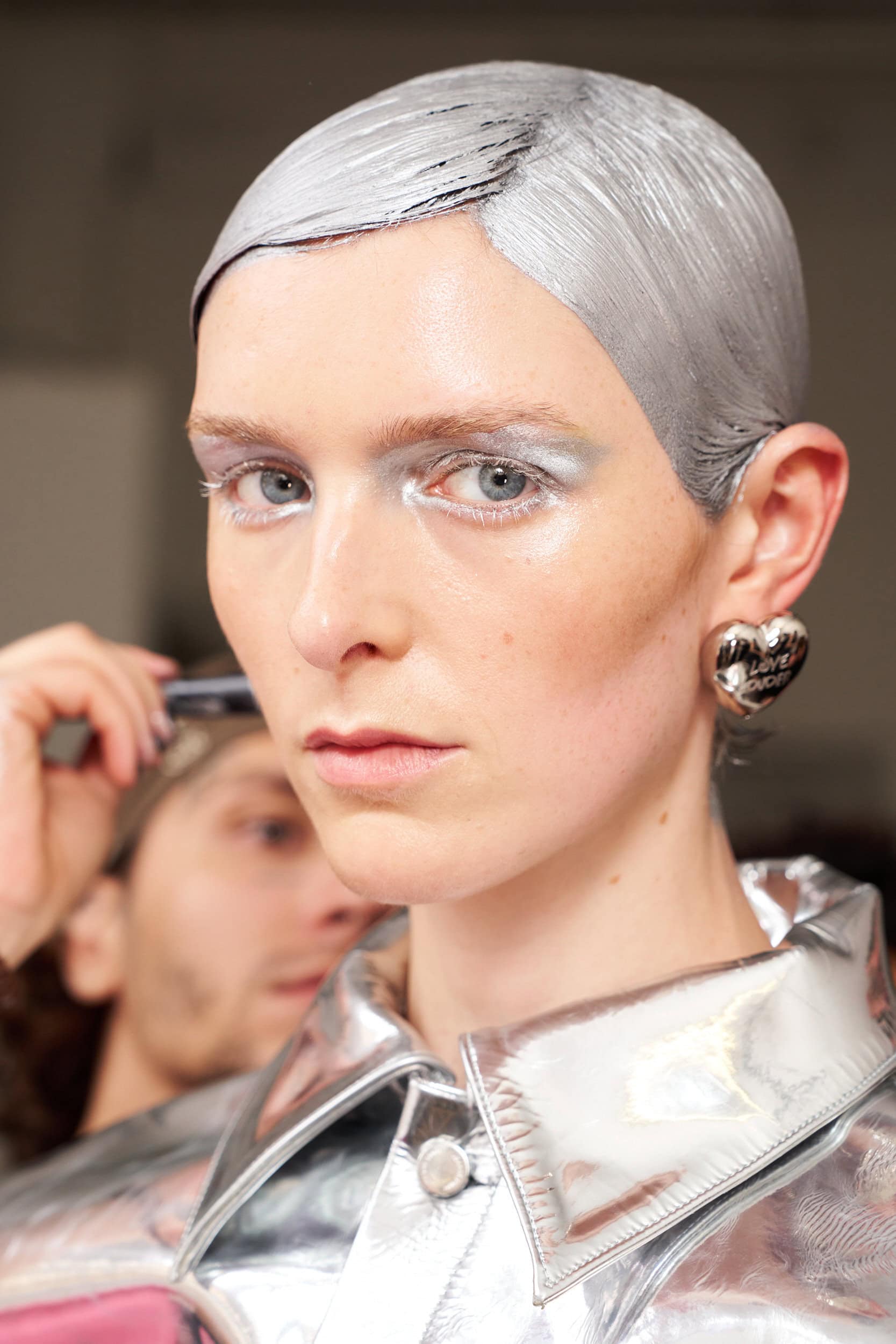 Jeanne Friot  Spring 2025 Men's Fashion Show Backstage