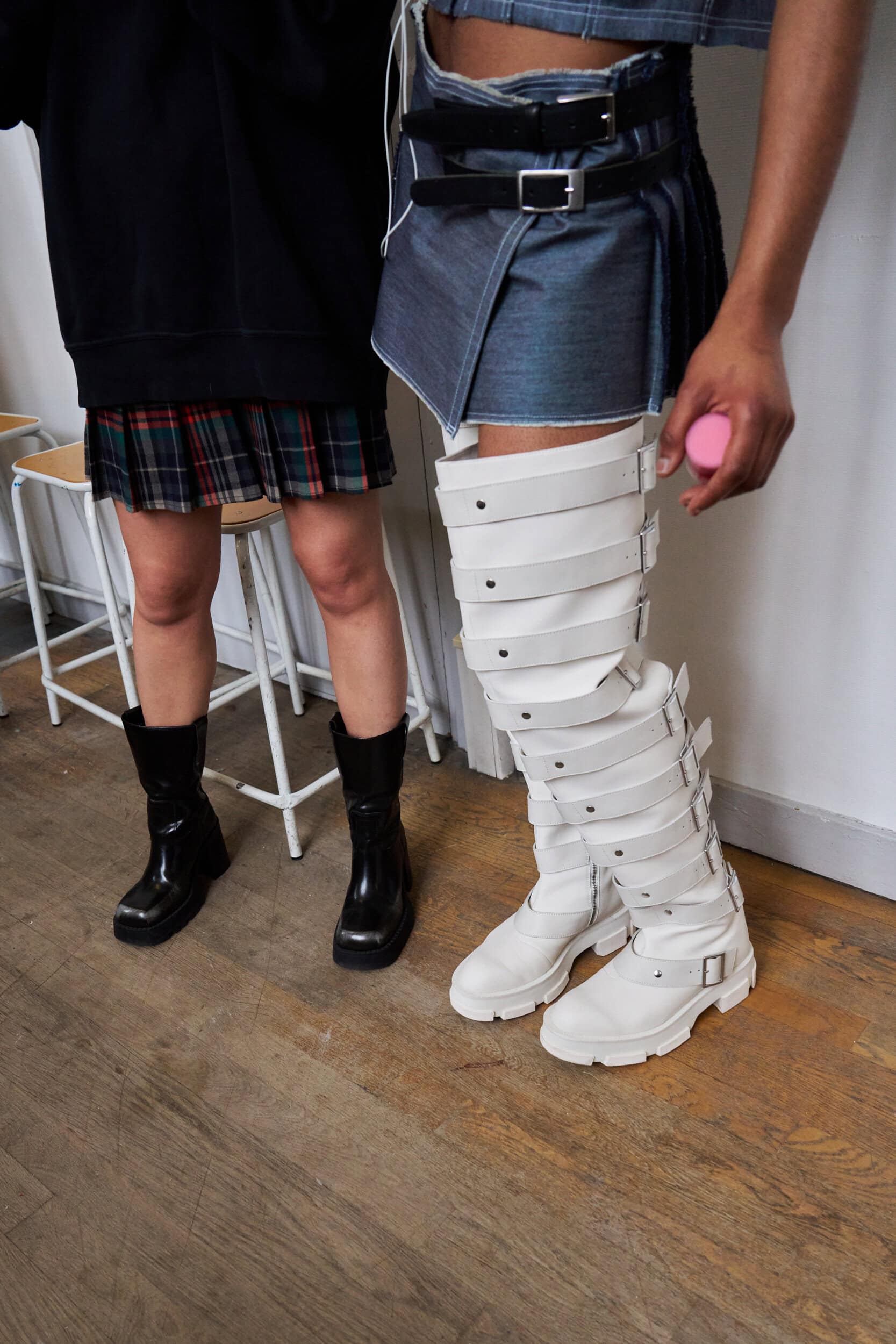 Jeanne Friot  Spring 2025 Men's Fashion Show Backstage