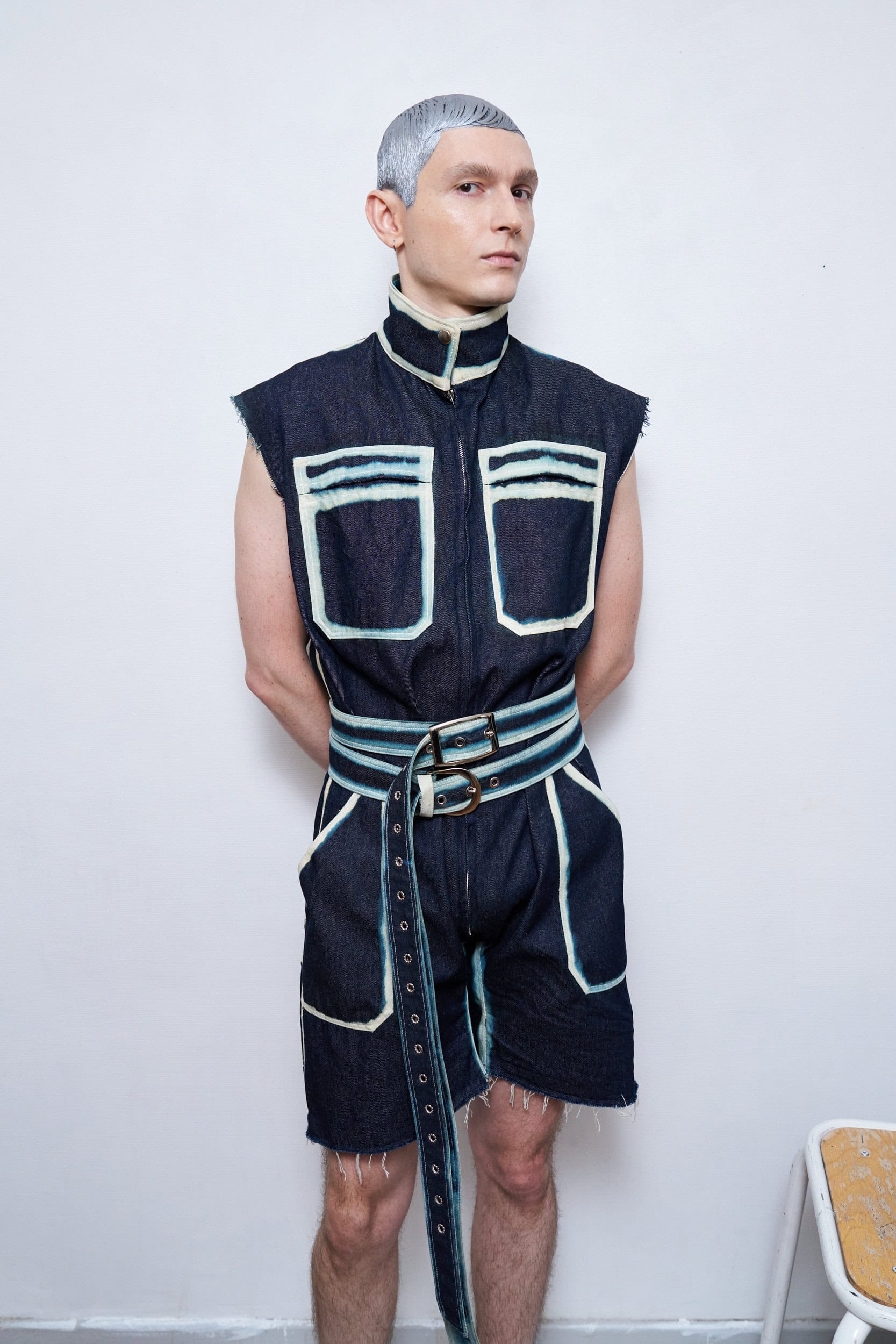Jeanne Friot  Spring 2025 Men's Fashion Show Backstage