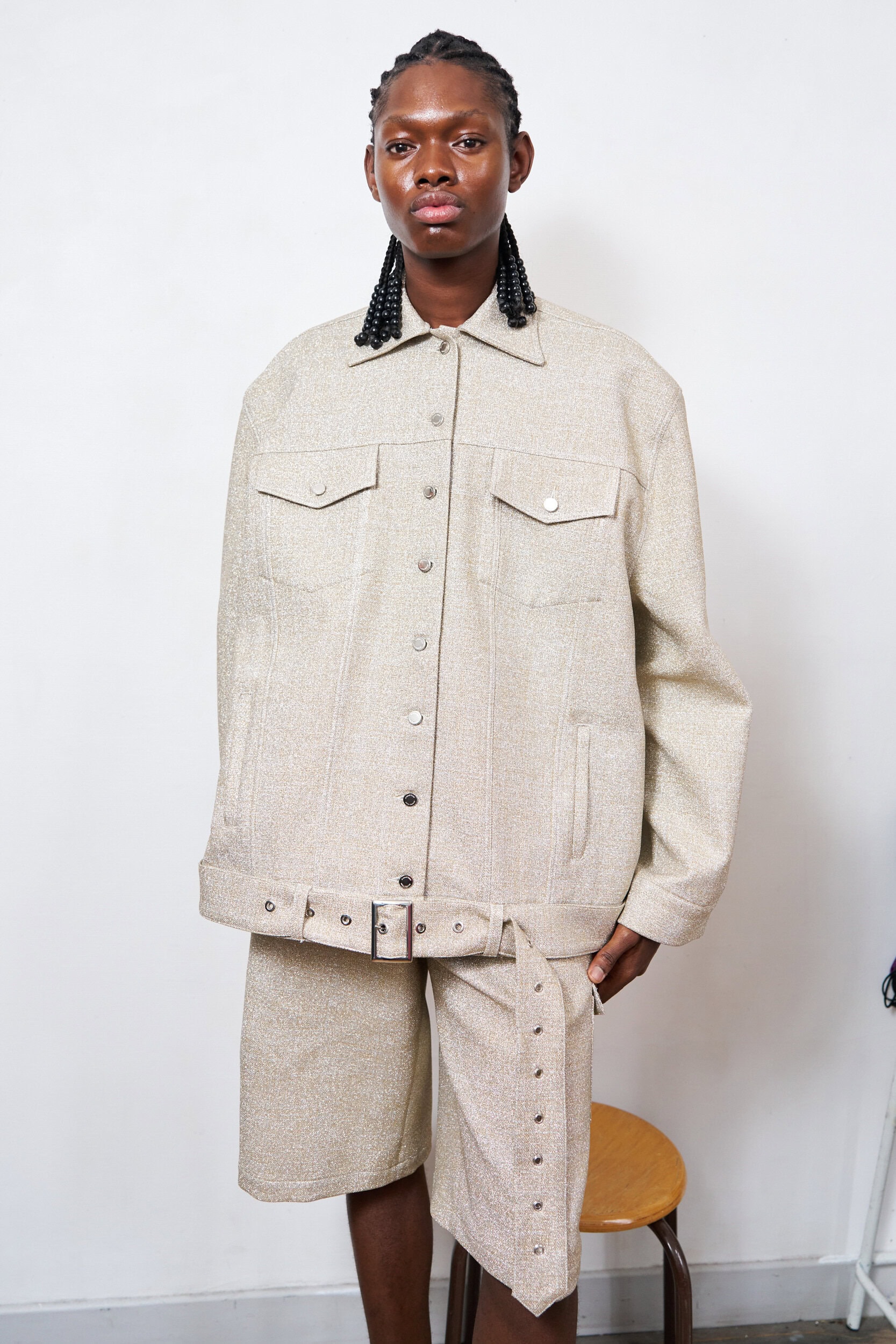 Jeanne Friot  Spring 2025 Men's Fashion Show Backstage