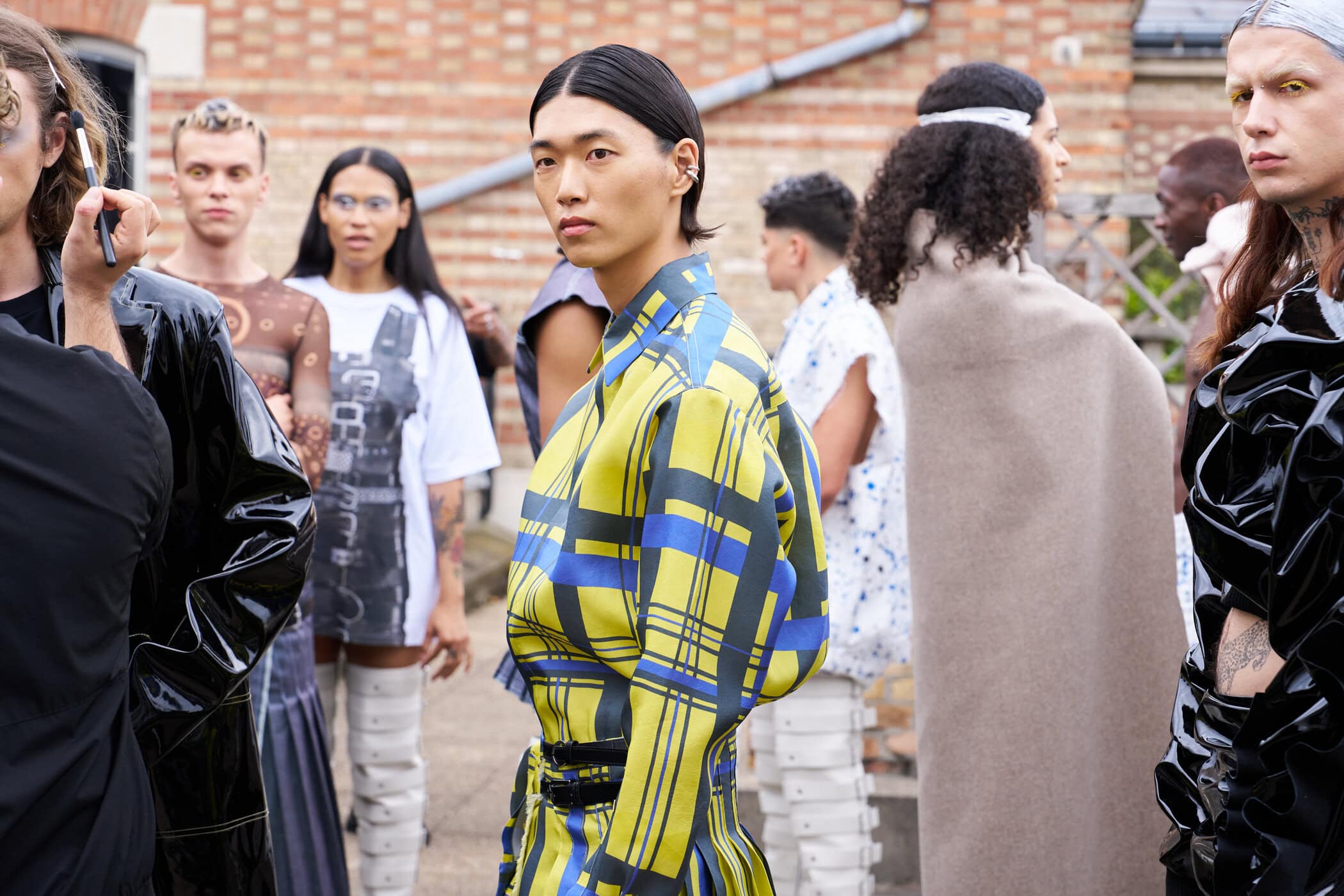 Jeanne Friot  Spring 2025 Men's Fashion Show Backstage