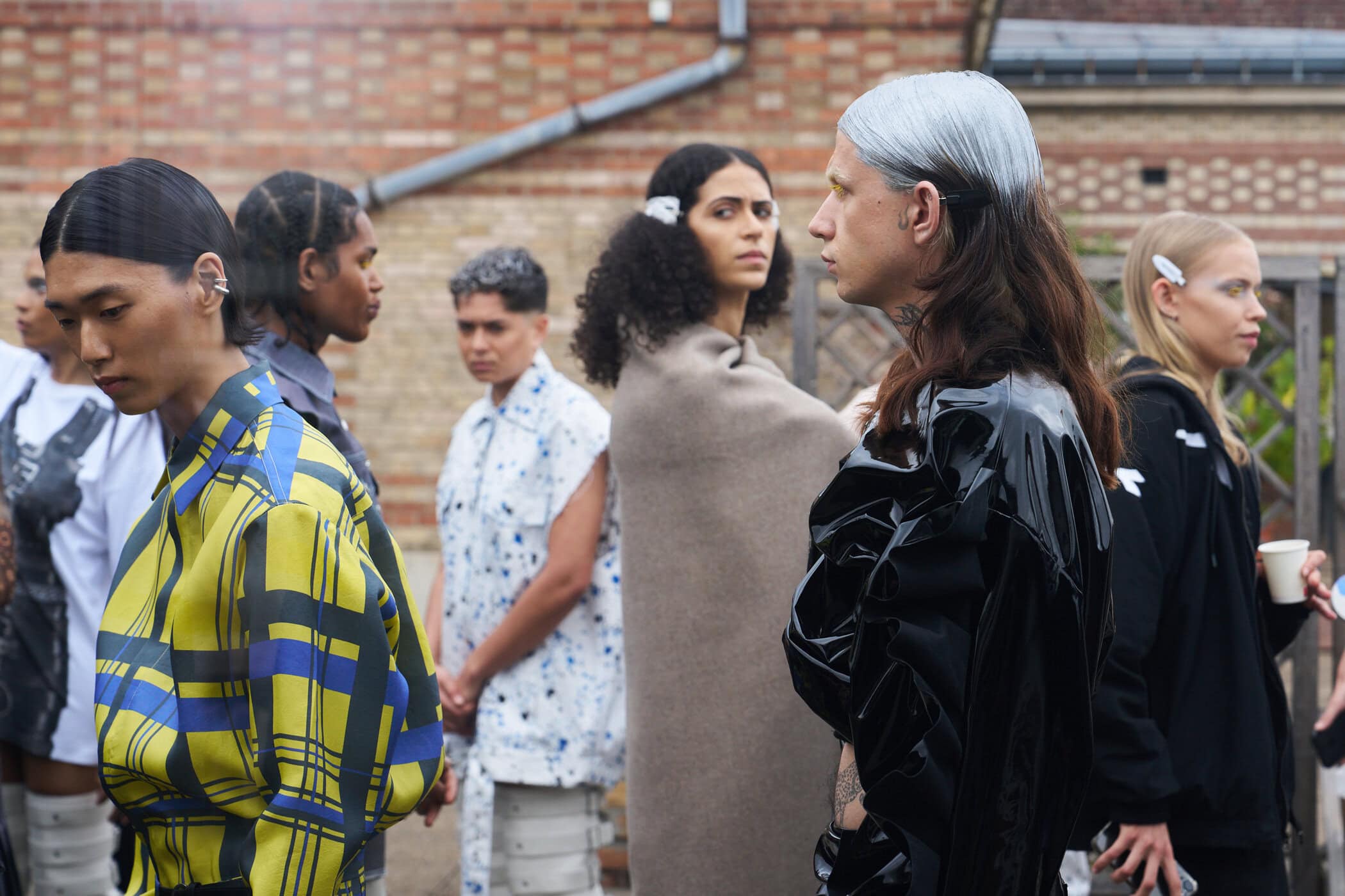 Jeanne Friot  Spring 2025 Men's Fashion Show Backstage