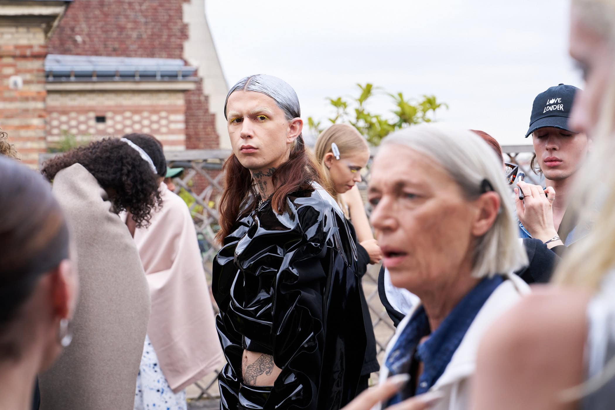 Jeanne Friot  Spring 2025 Men's Fashion Show Backstage