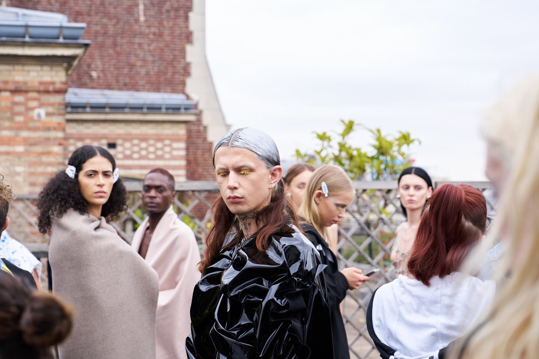 Jeanne Friot  Spring 2025 Men's Fashion Show Backstage