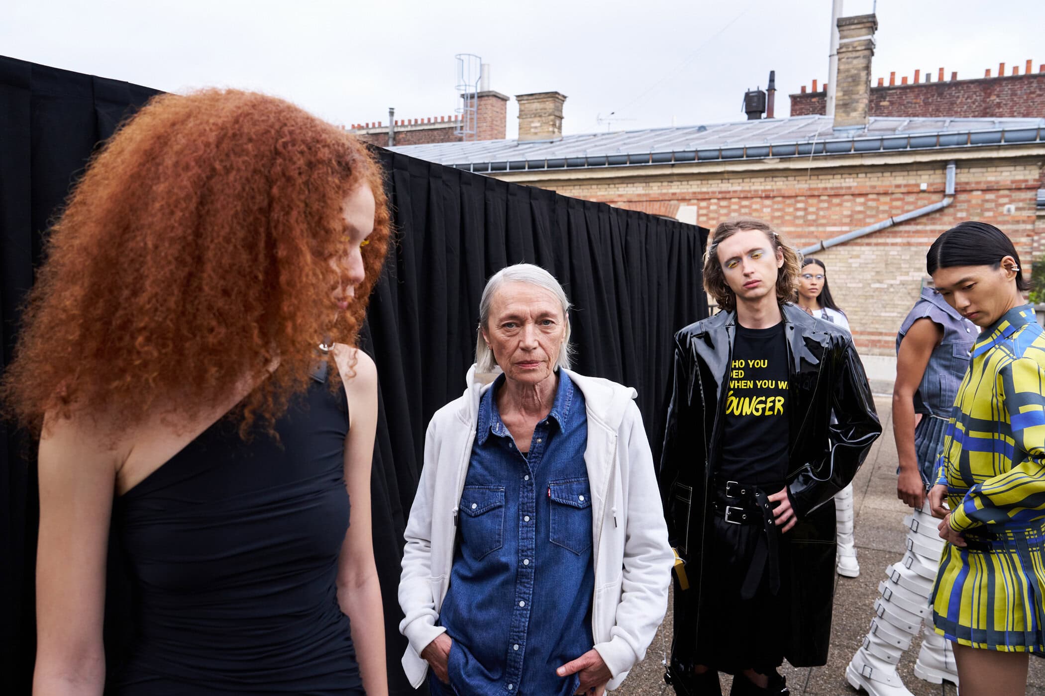 Jeanne Friot  Spring 2025 Men's Fashion Show Backstage