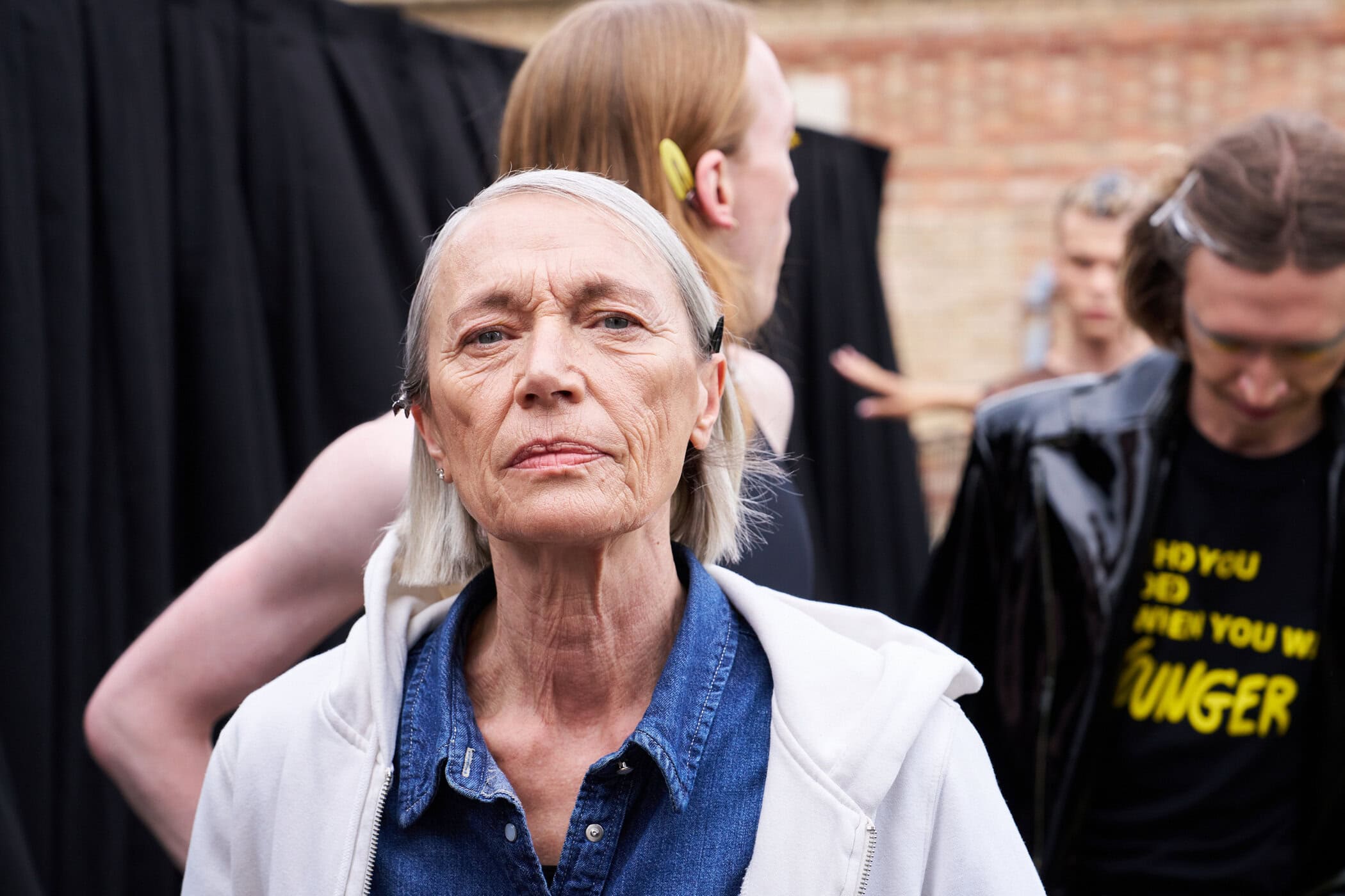Jeanne Friot  Spring 2025 Men's Fashion Show Backstage