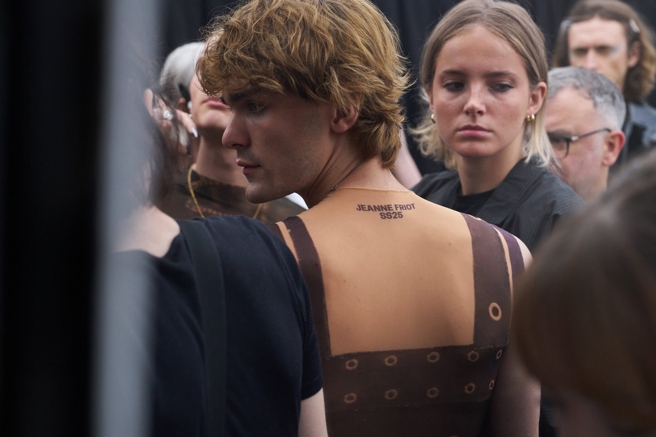 Jeanne Friot  Spring 2025 Men's Fashion Show Backstage