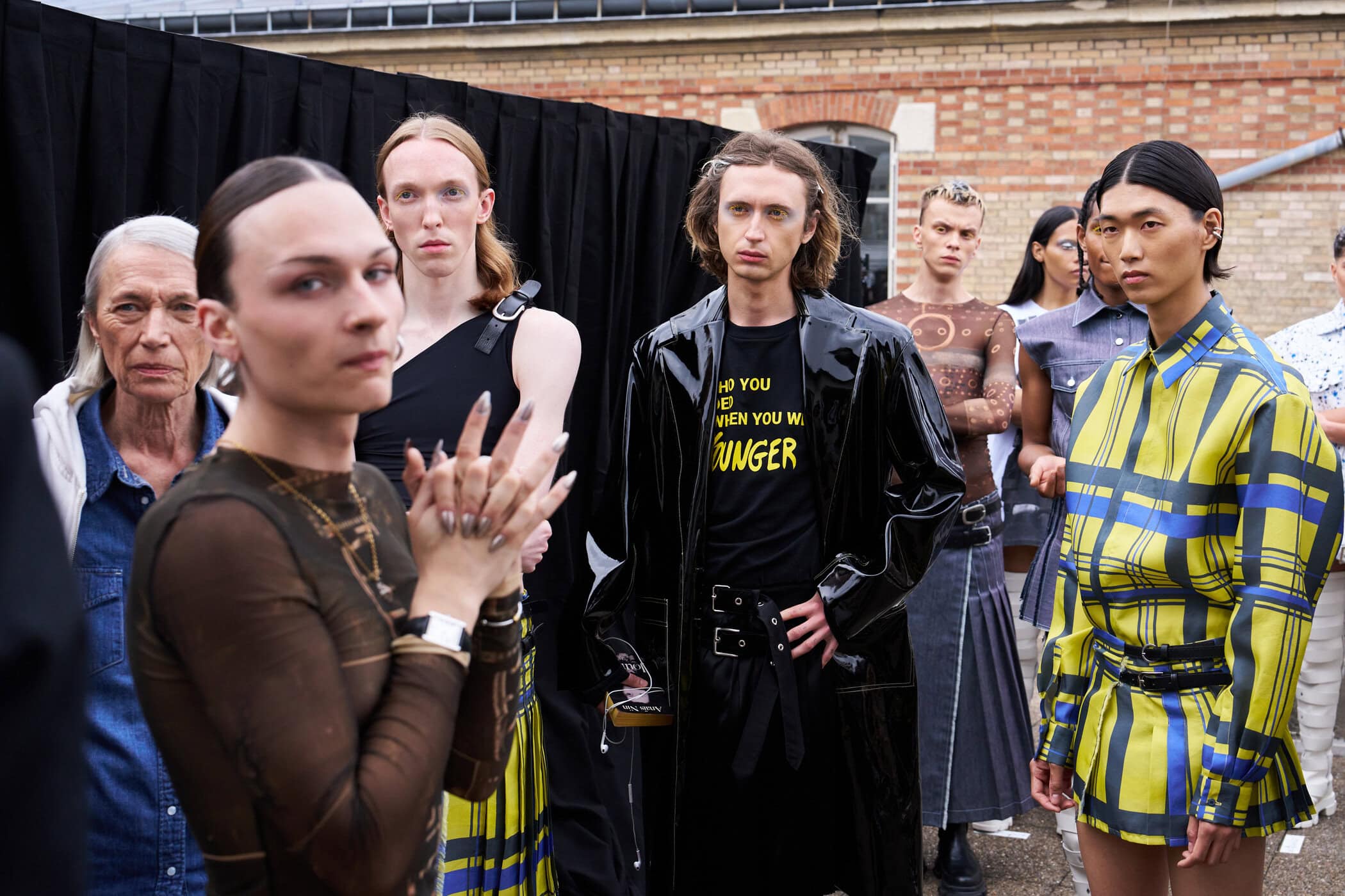 Jeanne Friot  Spring 2025 Men's Fashion Show Backstage