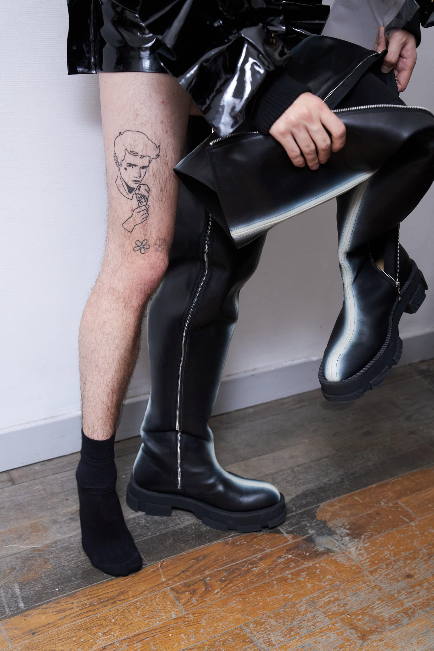Jeanne Friot  Spring 2025 Men's Fashion Show Backstage