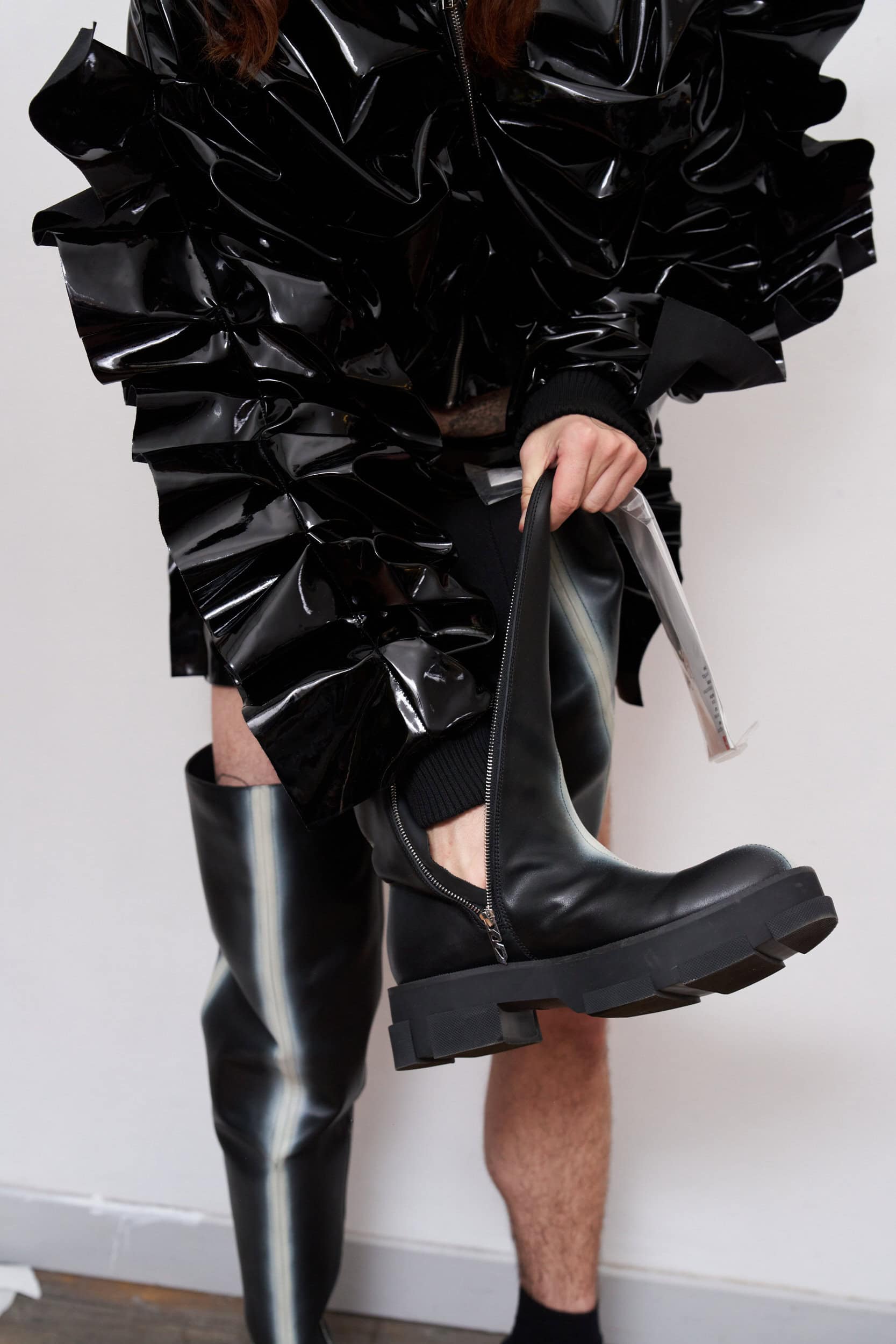 Jeanne Friot  Spring 2025 Men's Fashion Show Backstage
