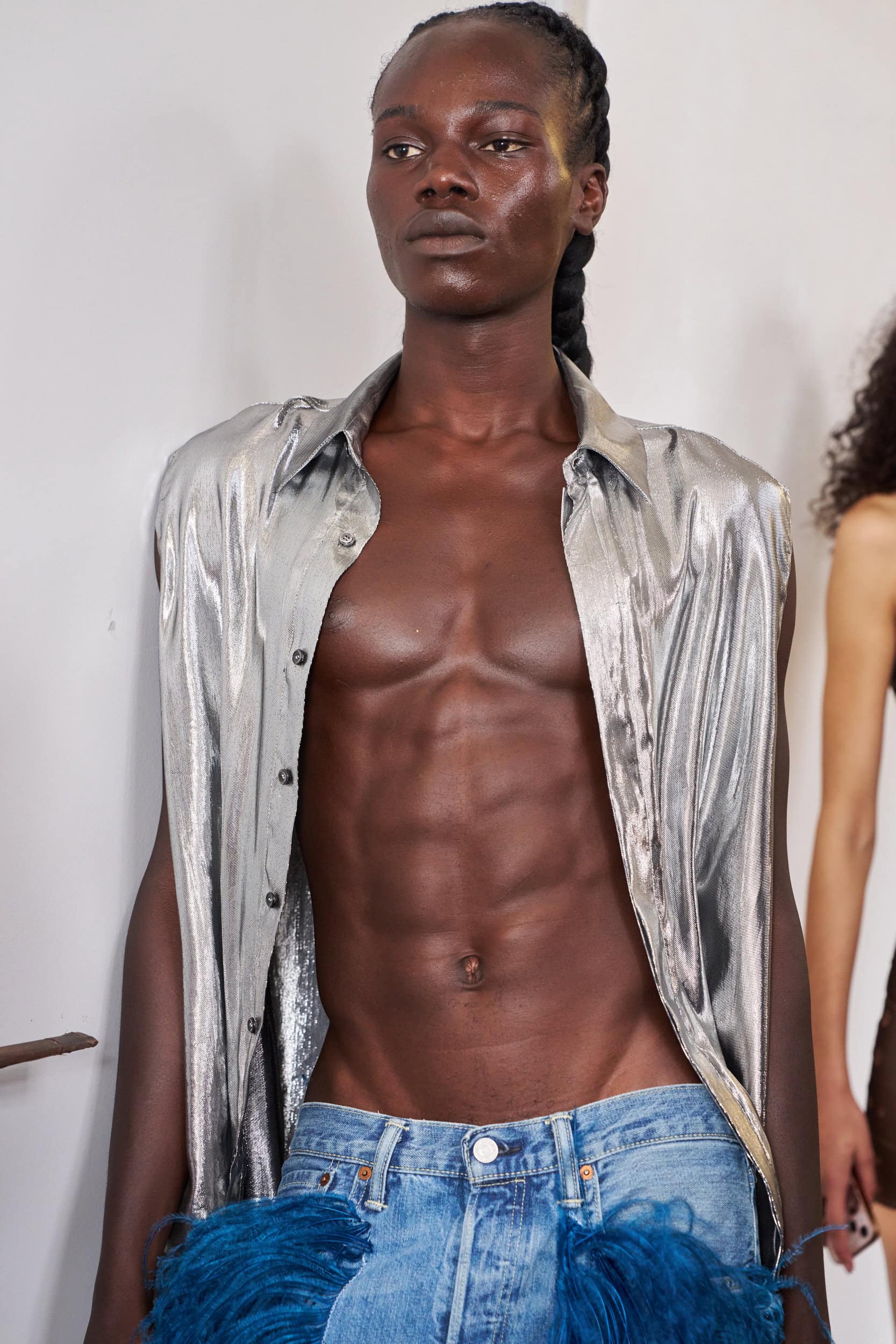 Jeanne Friot  Spring 2025 Men's Fashion Show Backstage