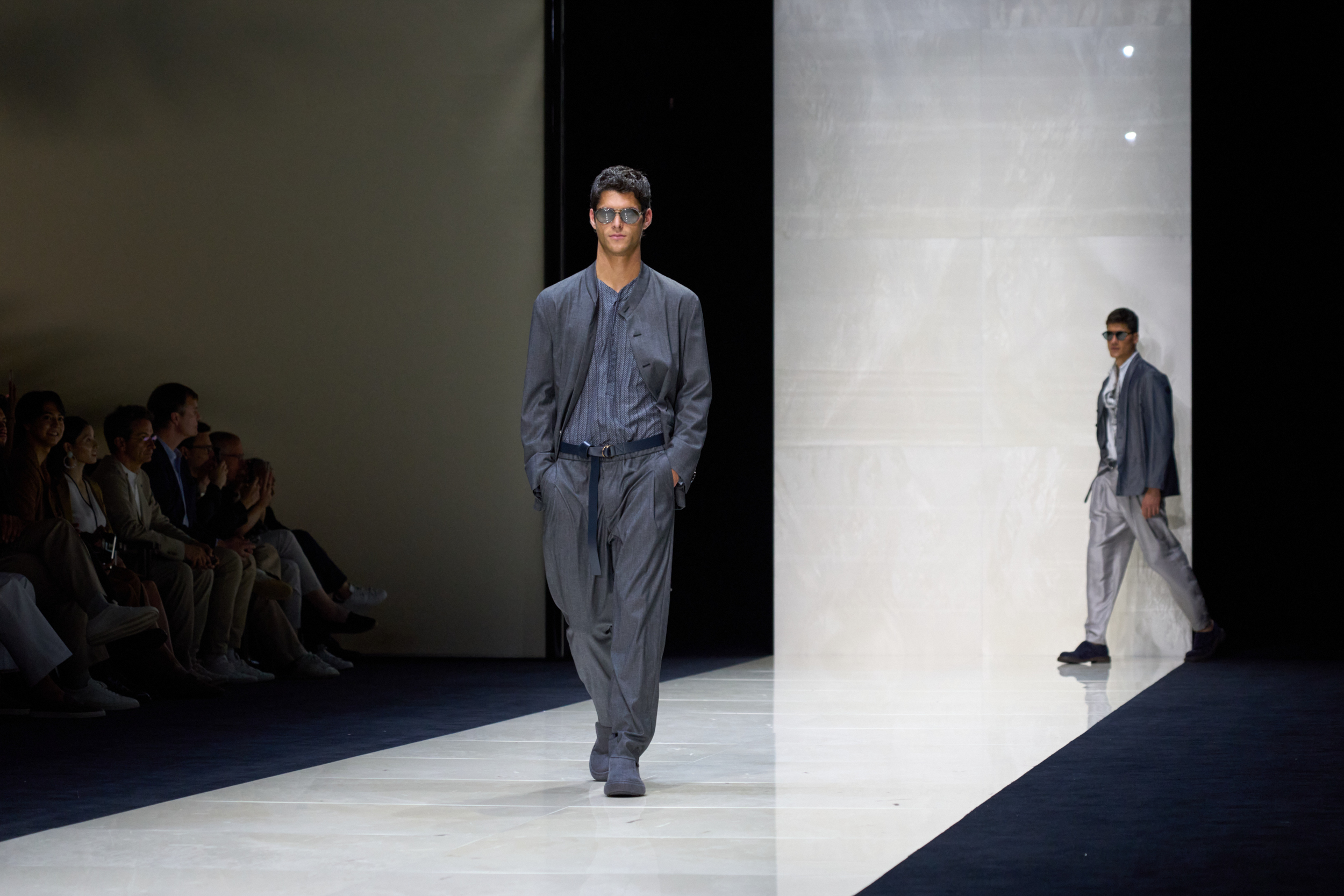 Giorgio Armani  Spring 2025 Men's Fashion Show Atmosphere