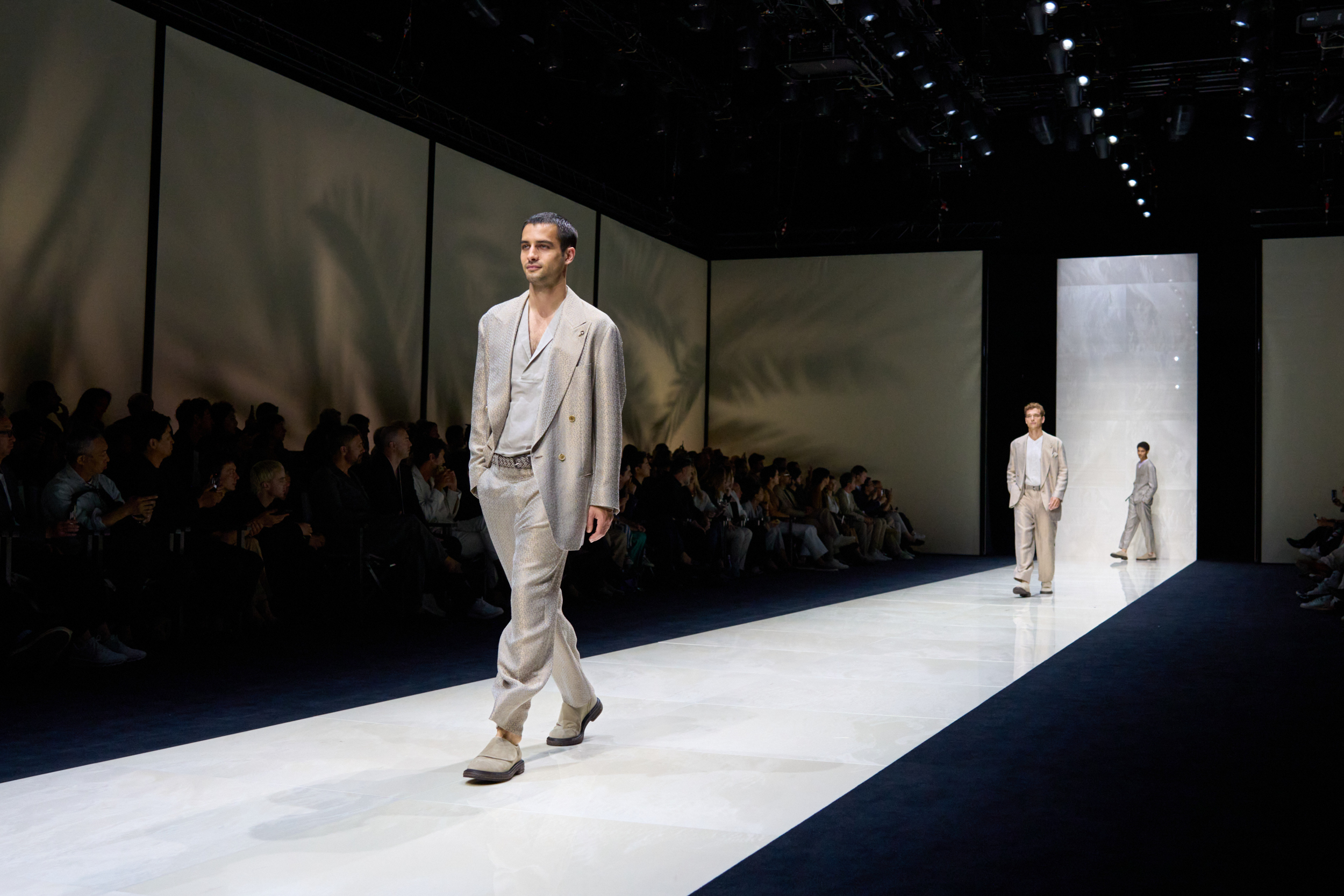 Giorgio Armani  Spring 2025 Men's Fashion Show Atmosphere