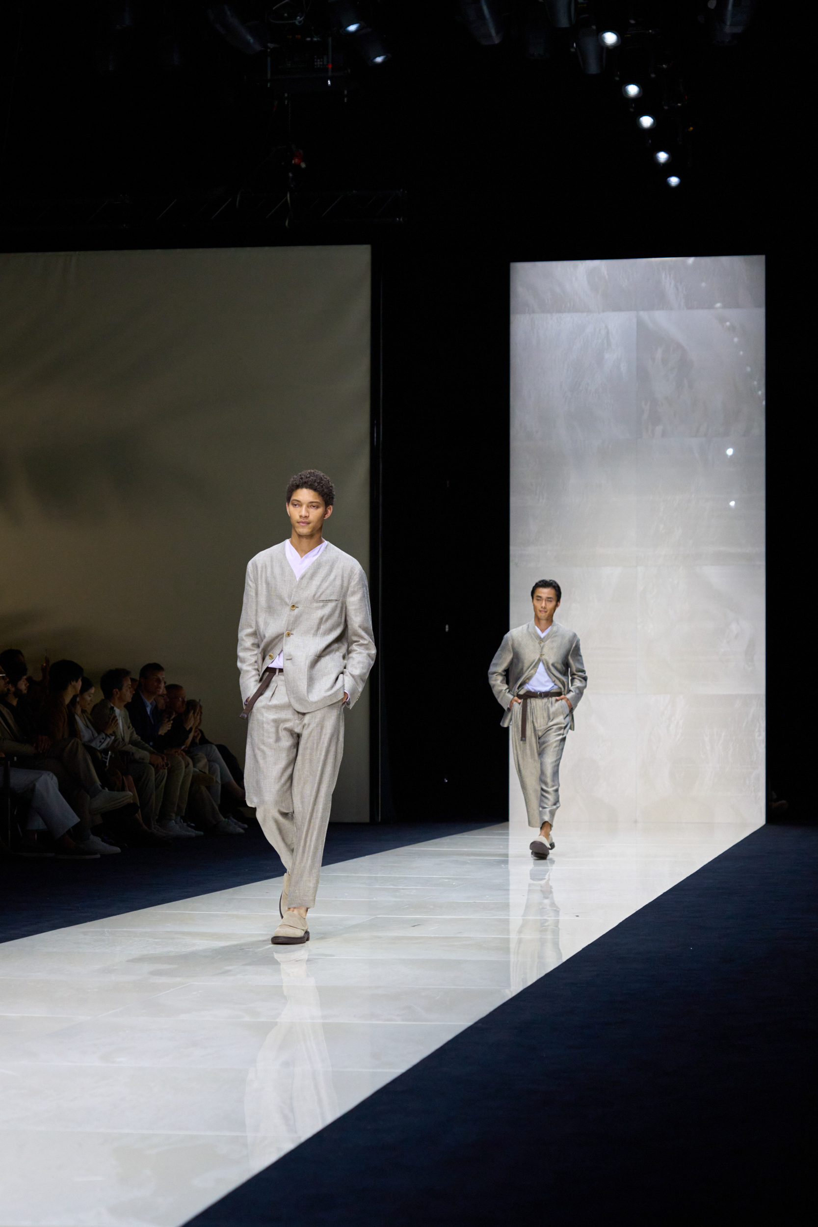 Giorgio Armani  Spring 2025 Men's Fashion Show Atmosphere