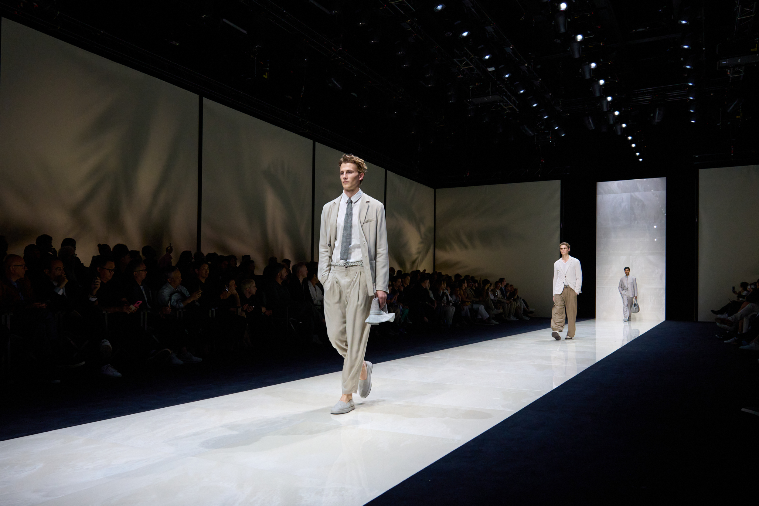 Giorgio Armani  Spring 2025 Men's Fashion Show Atmosphere