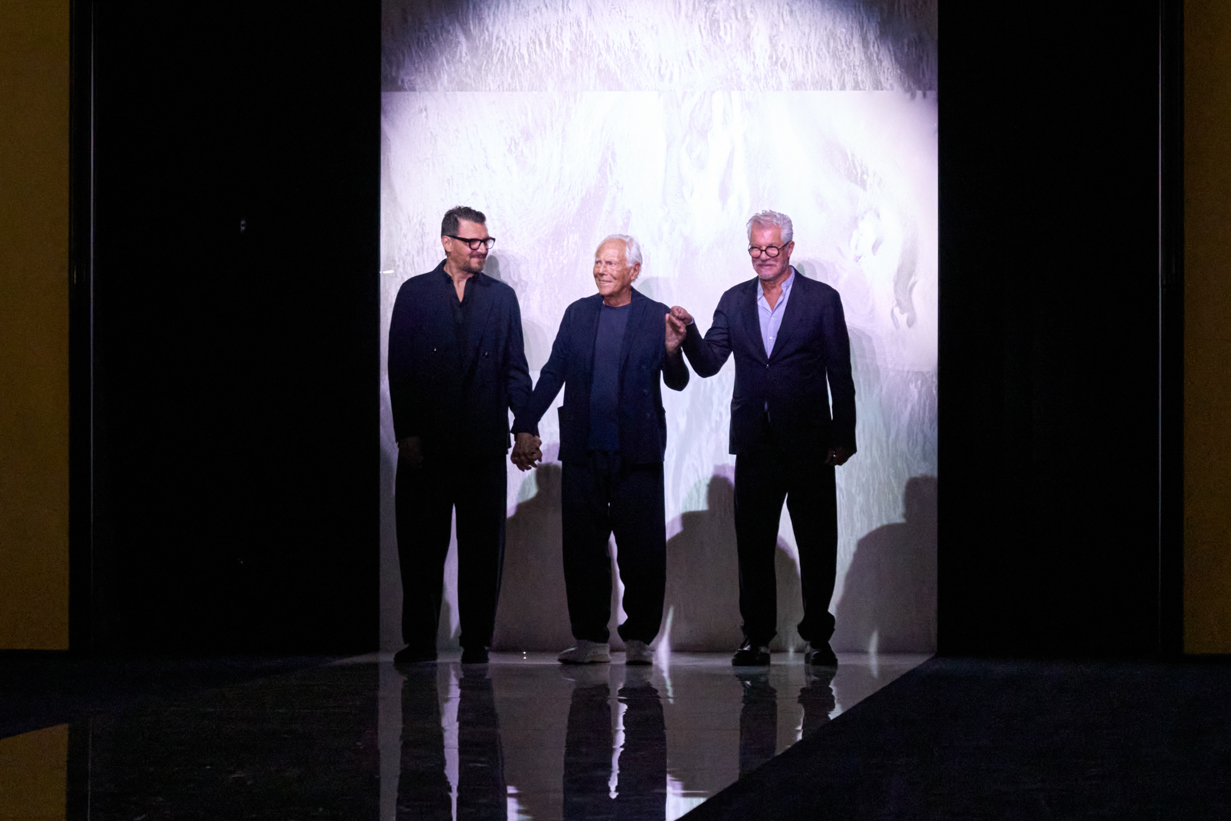 Giorgio Armani  Spring 2025 Men's Fashion Show Atmosphere