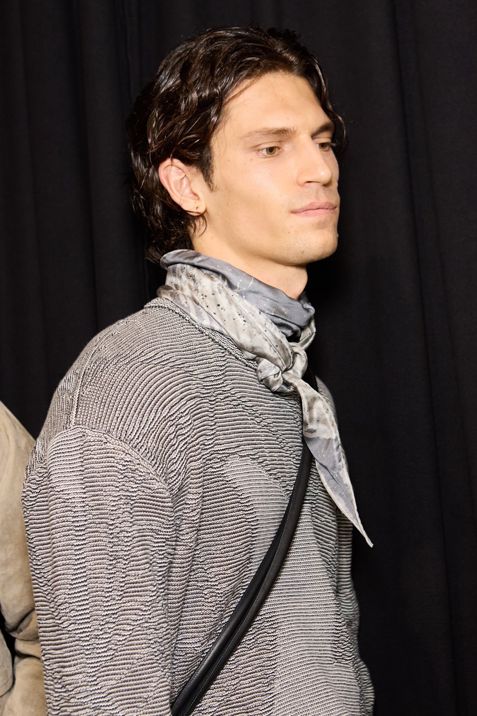 Giorgio Armani  Spring 2025 Men's Fashion Show Backstage