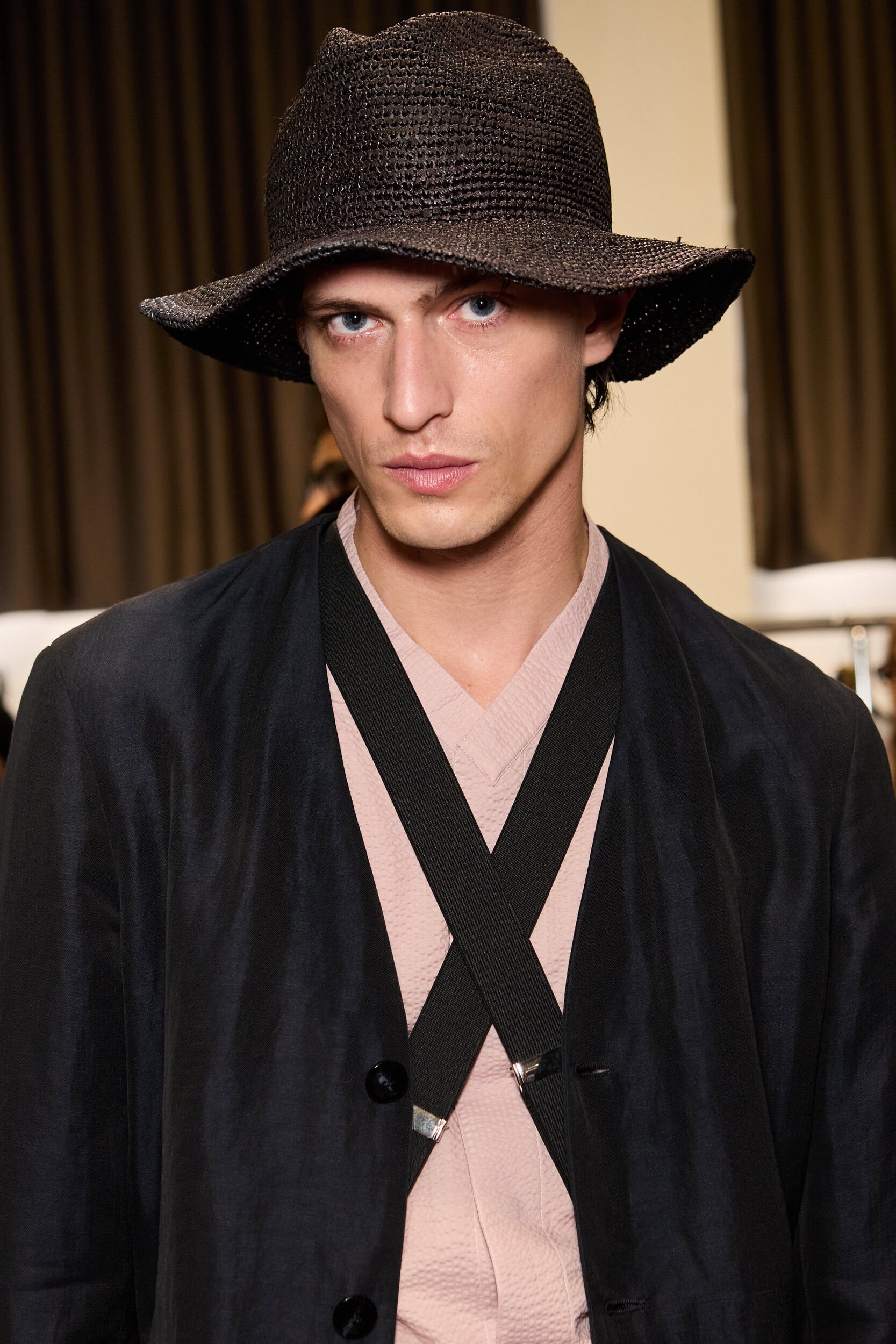 Giorgio Armani  Spring 2025 Men's Fashion Show Backstage