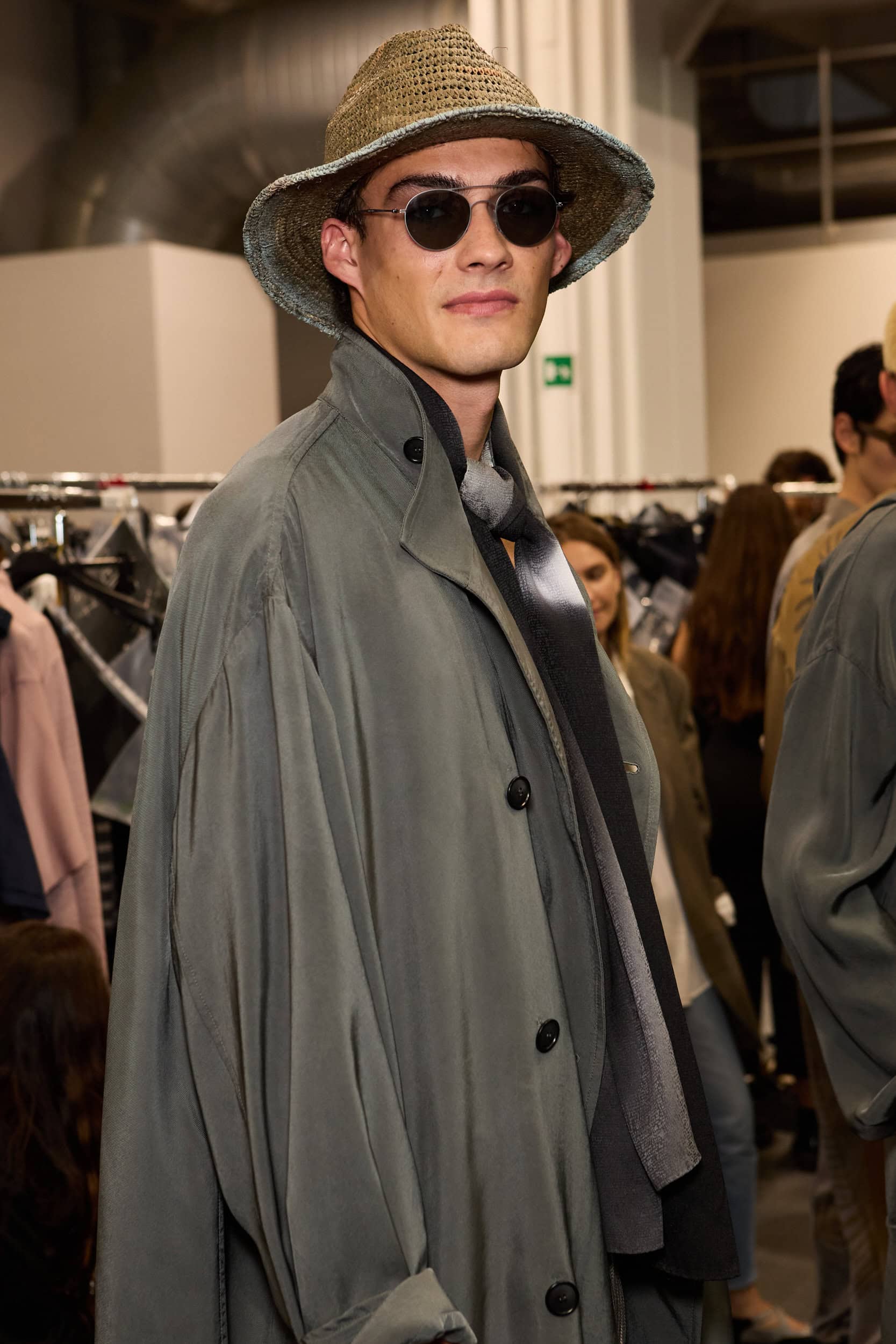 Giorgio Armani  Spring 2025 Men's Fashion Show Backstage