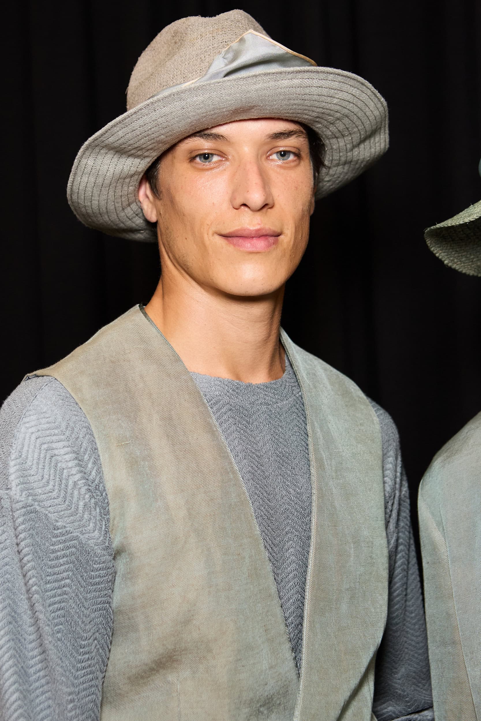 Giorgio Armani  Spring 2025 Men's Fashion Show Backstage