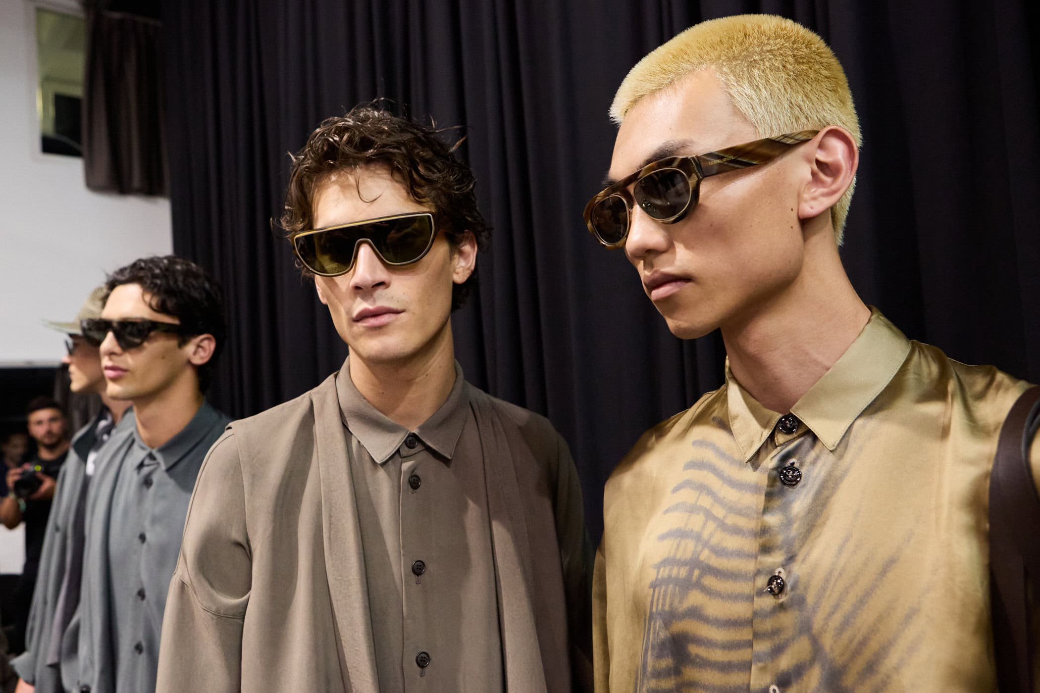 Giorgio Armani  Spring 2025 Men's Fashion Show Backstage