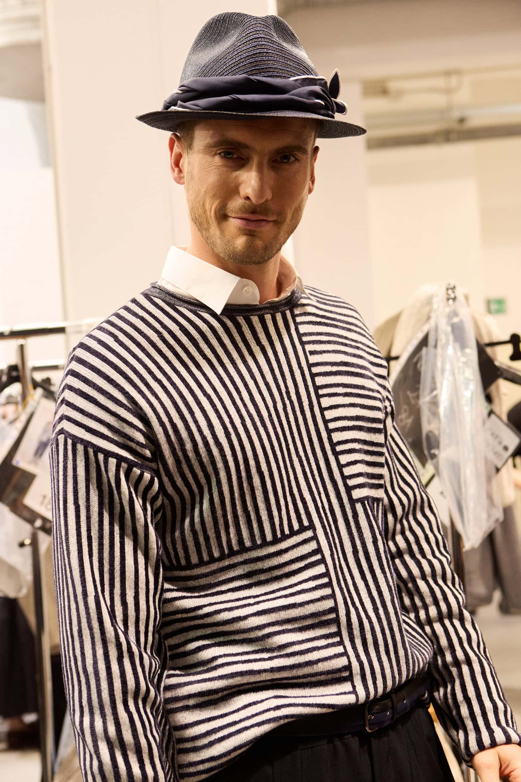 Giorgio Armani  Spring 2025 Men's Fashion Show Backstage