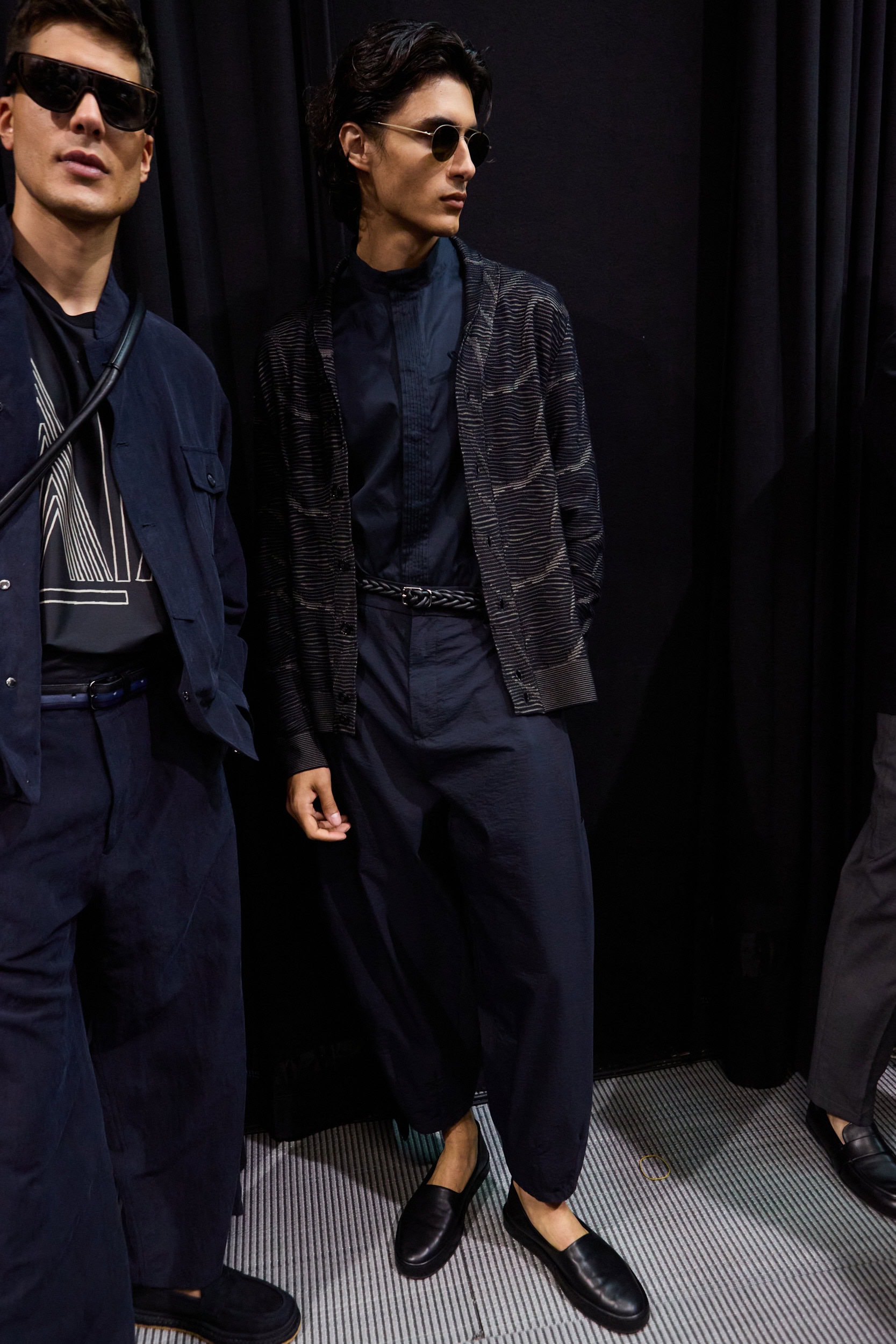 Giorgio Armani  Spring 2025 Men's Fashion Show Backstage