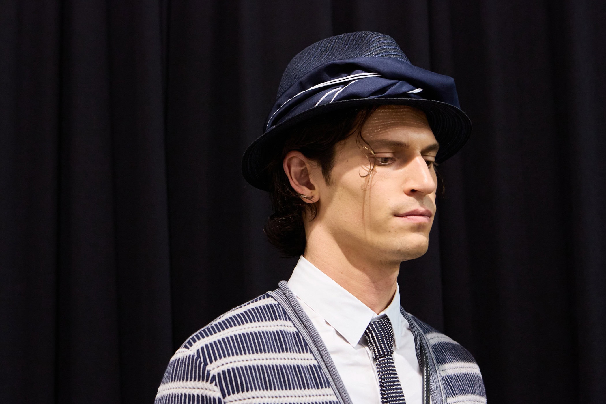 Giorgio Armani  Spring 2025 Men's Fashion Show Backstage